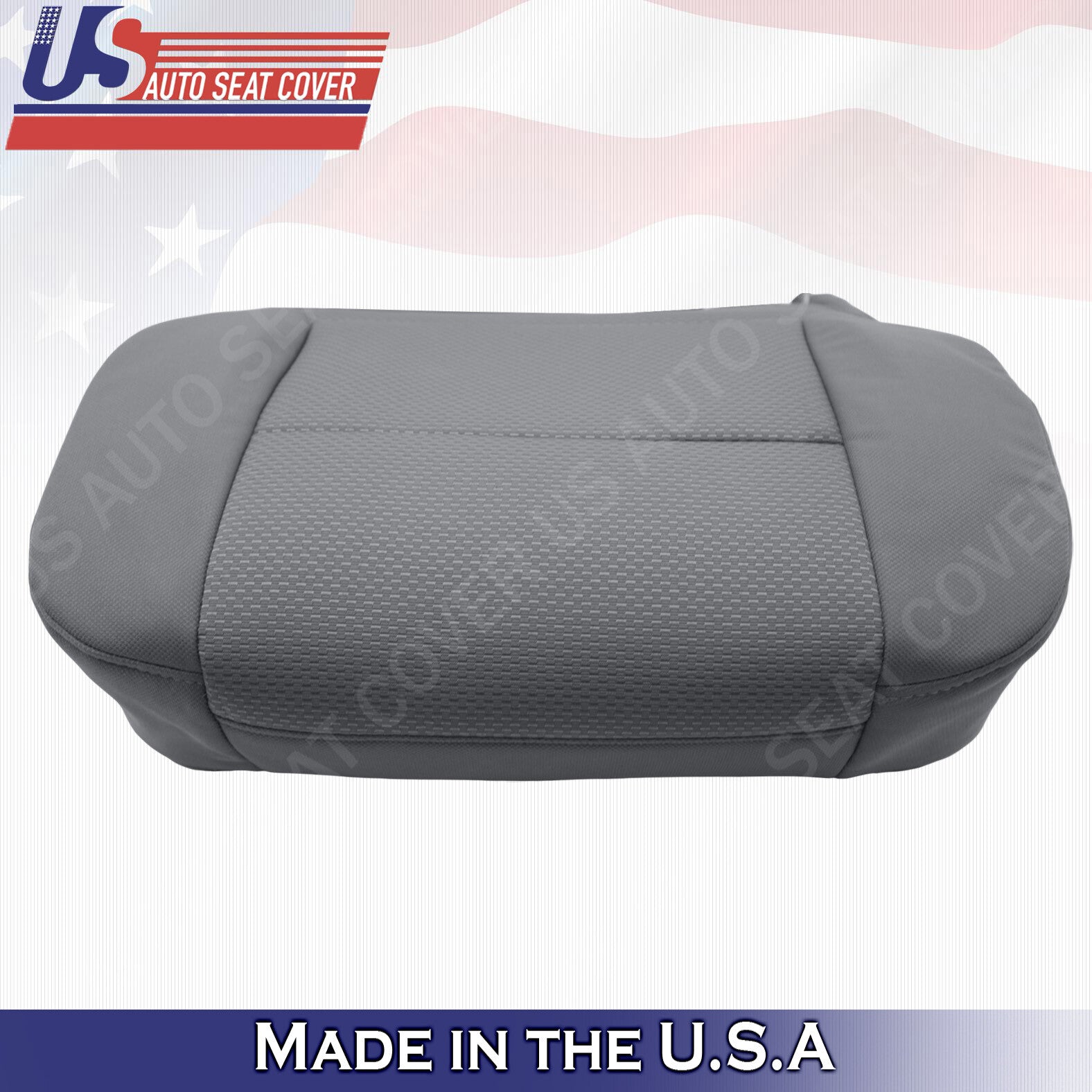 PASSENGER Bottom Cloth Seat Cover Dark Ash Gray for 2014-2018 Chevy Silverado