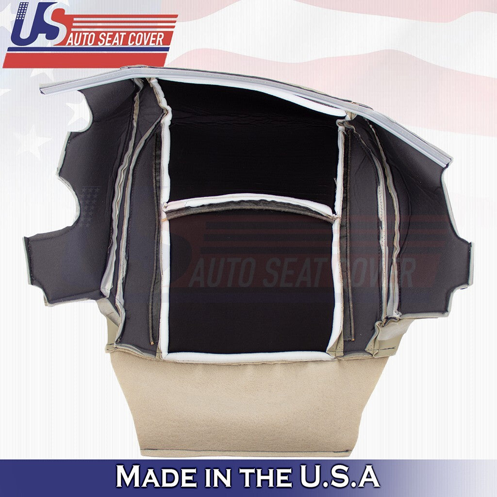 2003 to 2009 For Lexus RX350 Passenger Top & Bottom Synth Leather Perf Cover Tan