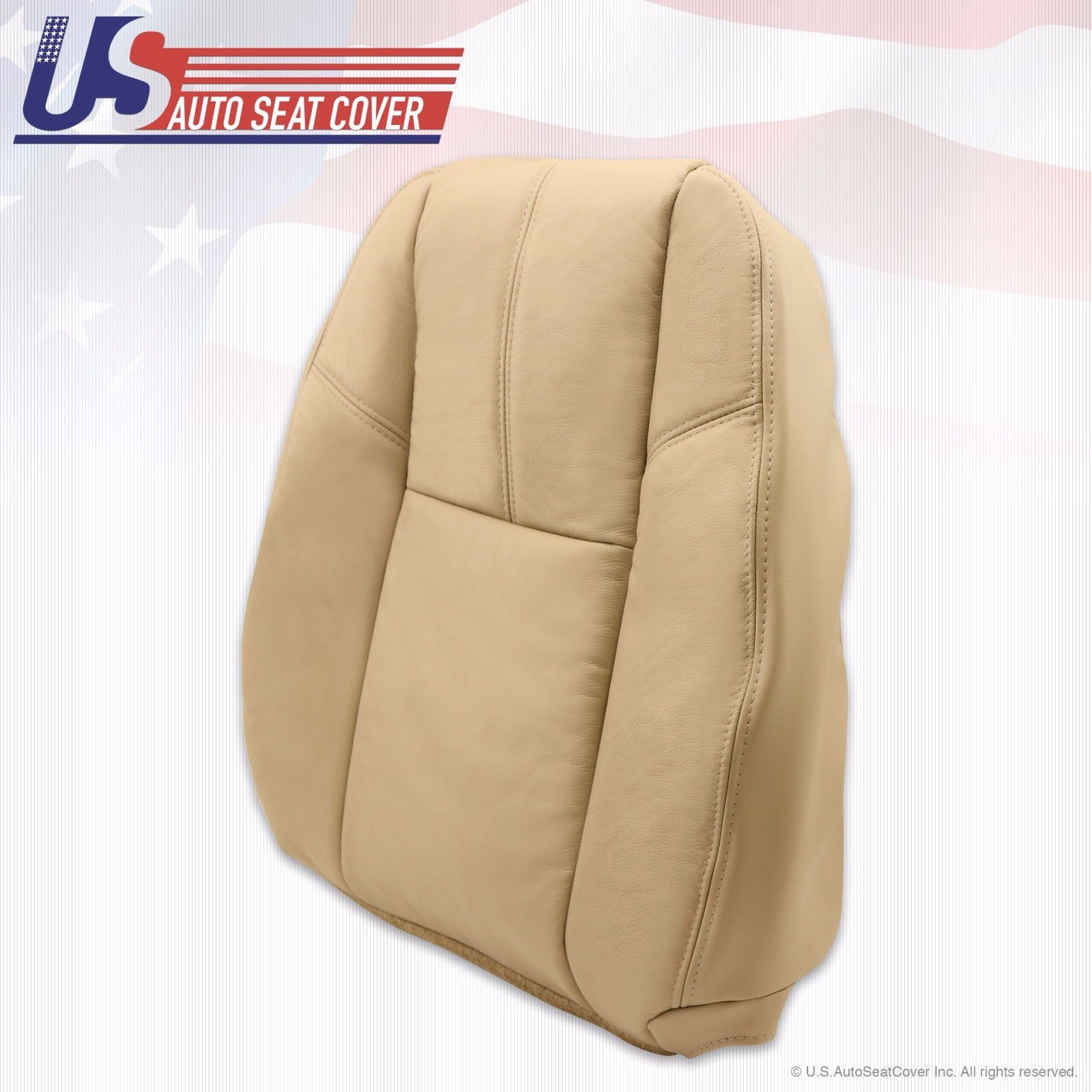 2010 2011 2012 Chevy Tahoe Suburban GMC Yukon Upholstery leather seat-cover Tan