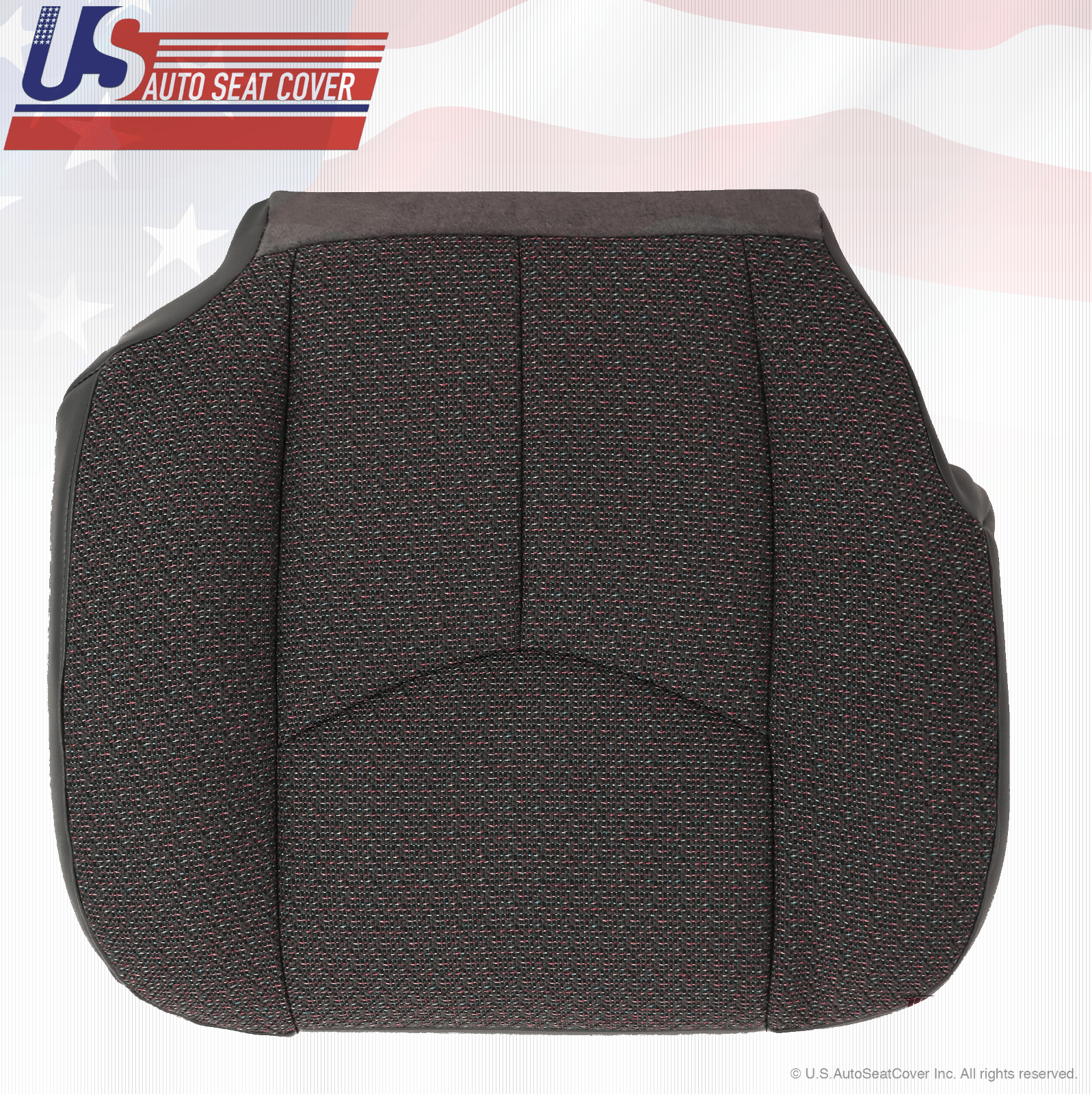 2003 2004 GMC Sierra 3500 Driver & Passenger Bottom Dark-Gray Cloth Upholstery