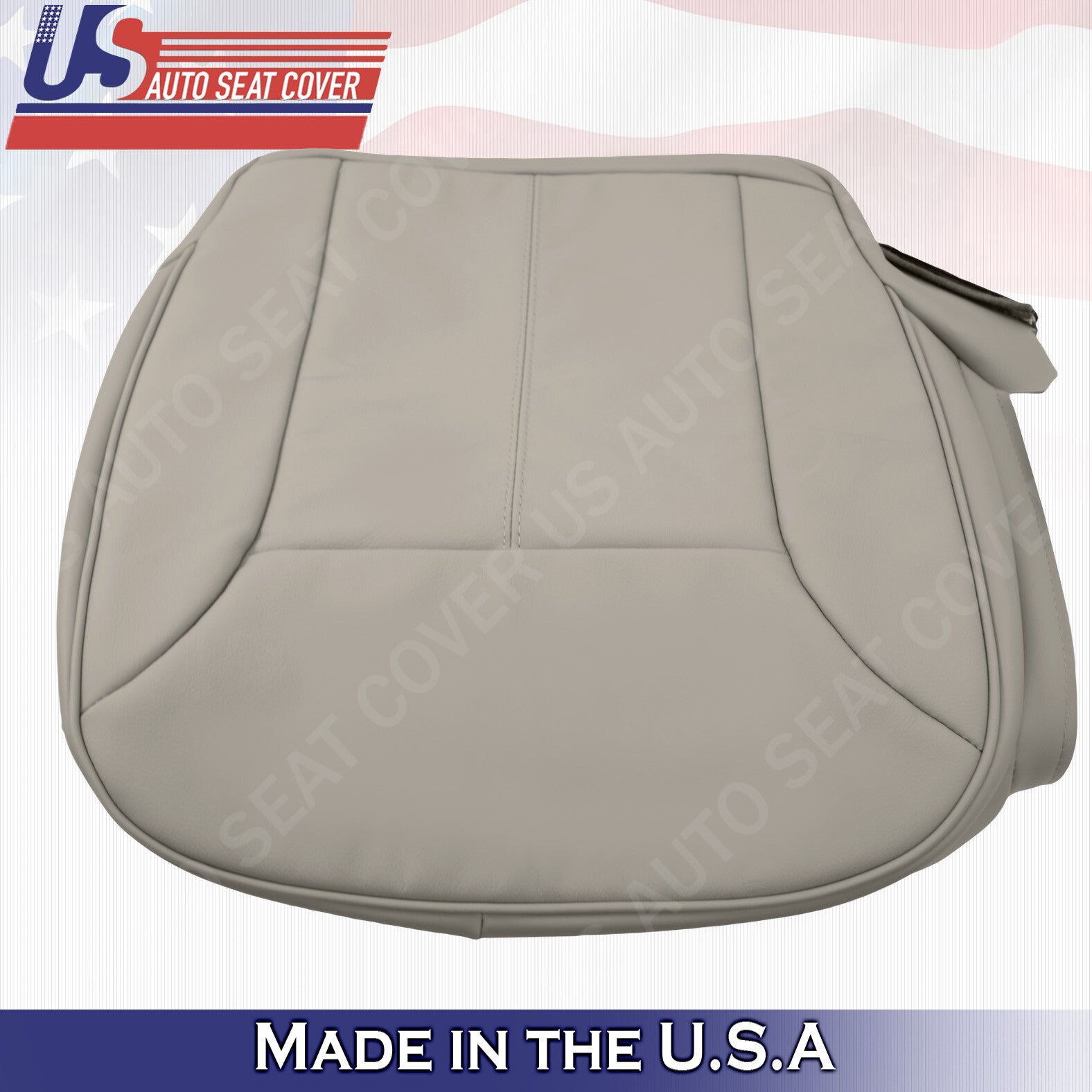 DRIVER Bottom GRAY Leather Seat Cover 2007 2008 2009 Mercedes Benz GL320 GL350