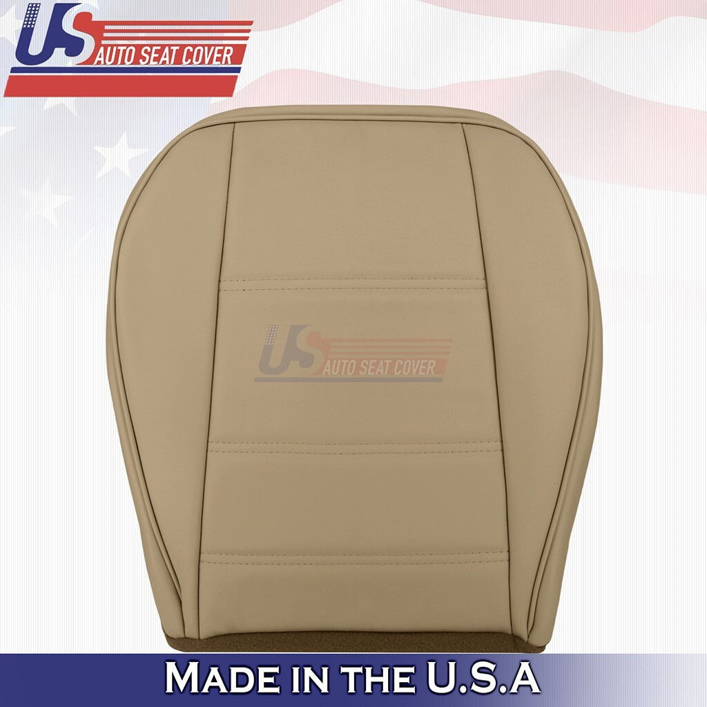 1999 -2004 FITS Ford Mustang V6 Driver Bottom Genuine Leather Seat Cover Tan