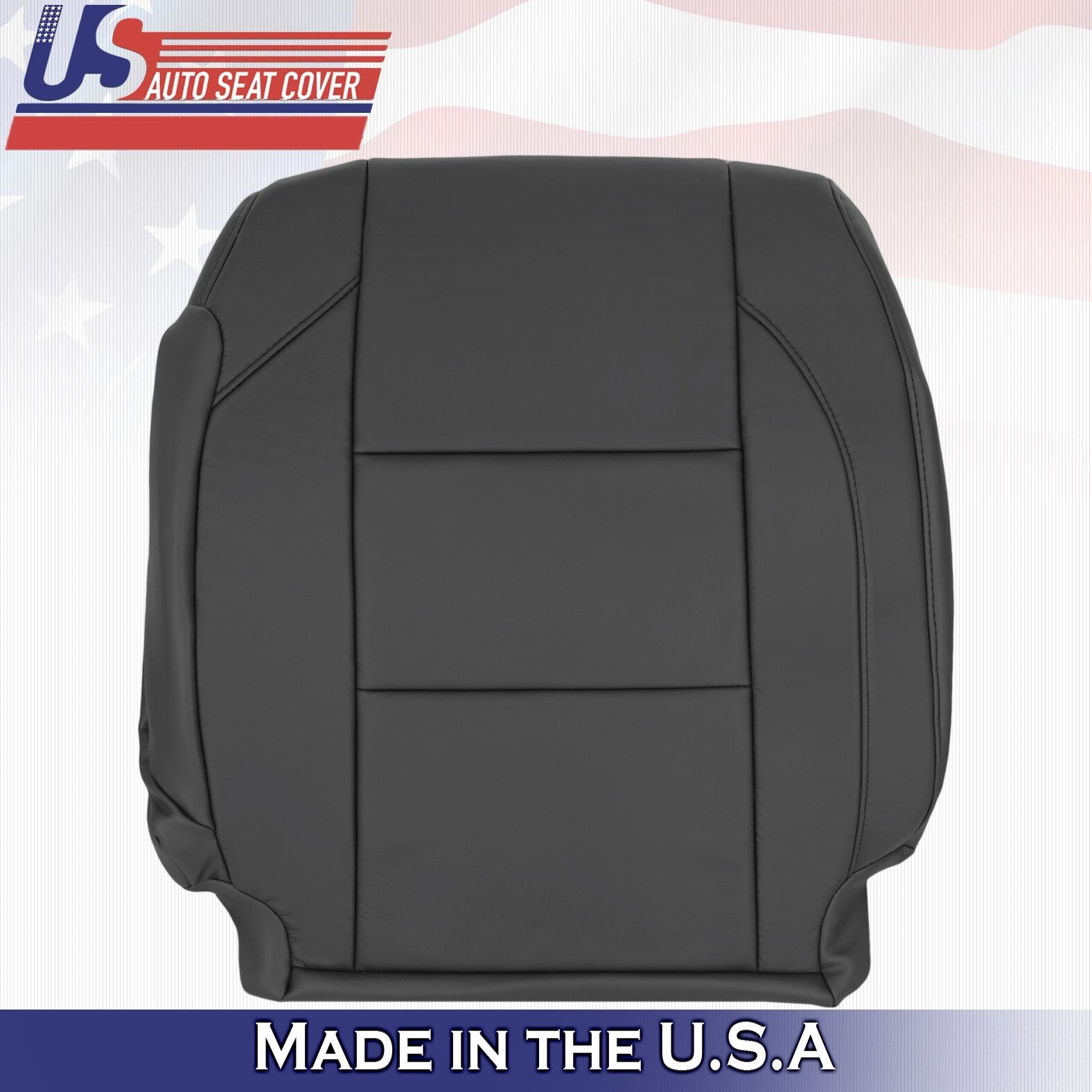 2005 to 2015 For Nissan Armada Titan Passenger Side Top Leather Seat Cover Black
