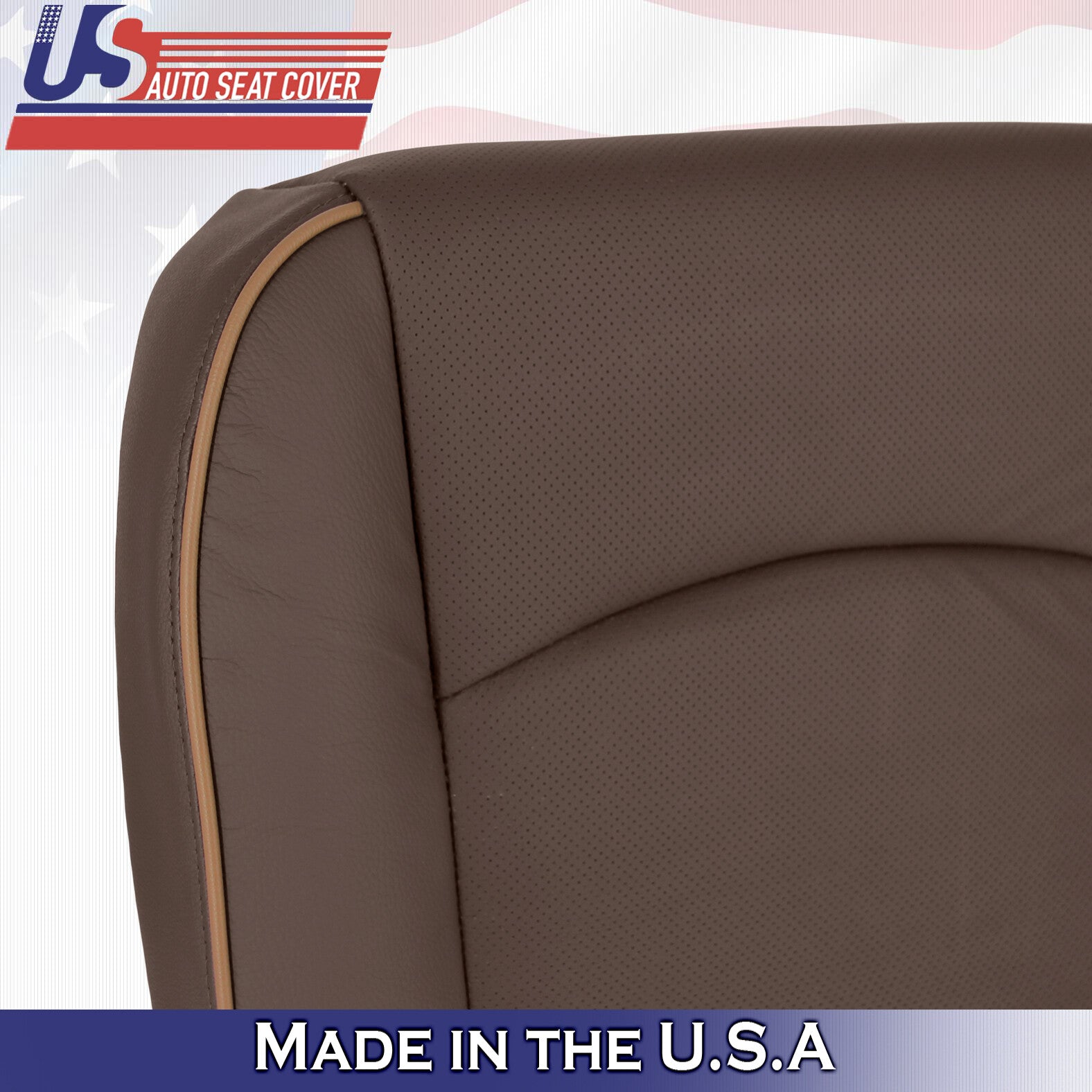 2012 2013 2014 For Dodge Ram Laramie Limited Driver Bottom Leather Cover Brown