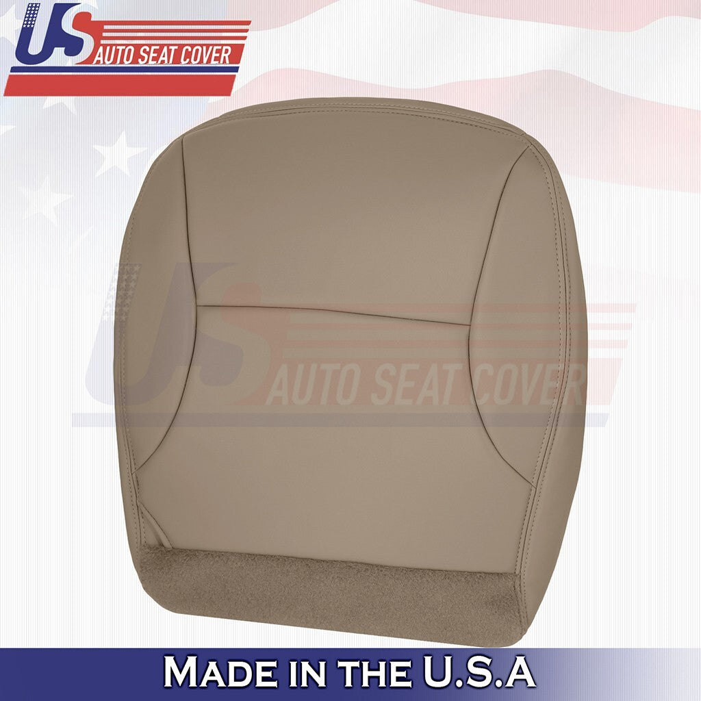 1997 1998 Fits Ford F150 Lariat Driver Bottom & Top Leather Seat Cover Tan