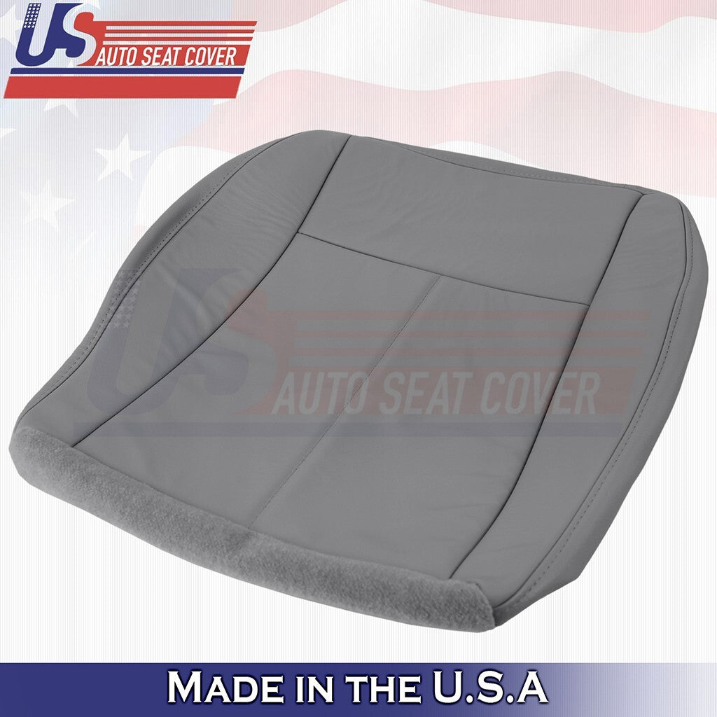 2005-2010 Fits Chrysler 300C Limited Driver Passenger BottomsLeather Cover Gray