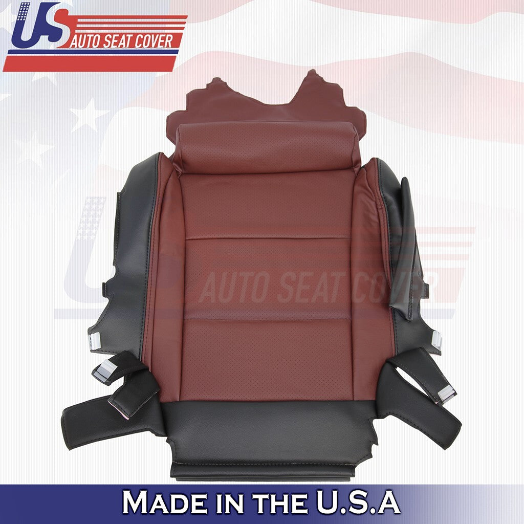 2013-2016 For Lexus GS350 F-Sport Driver Bottom Leather Seat Cover Red