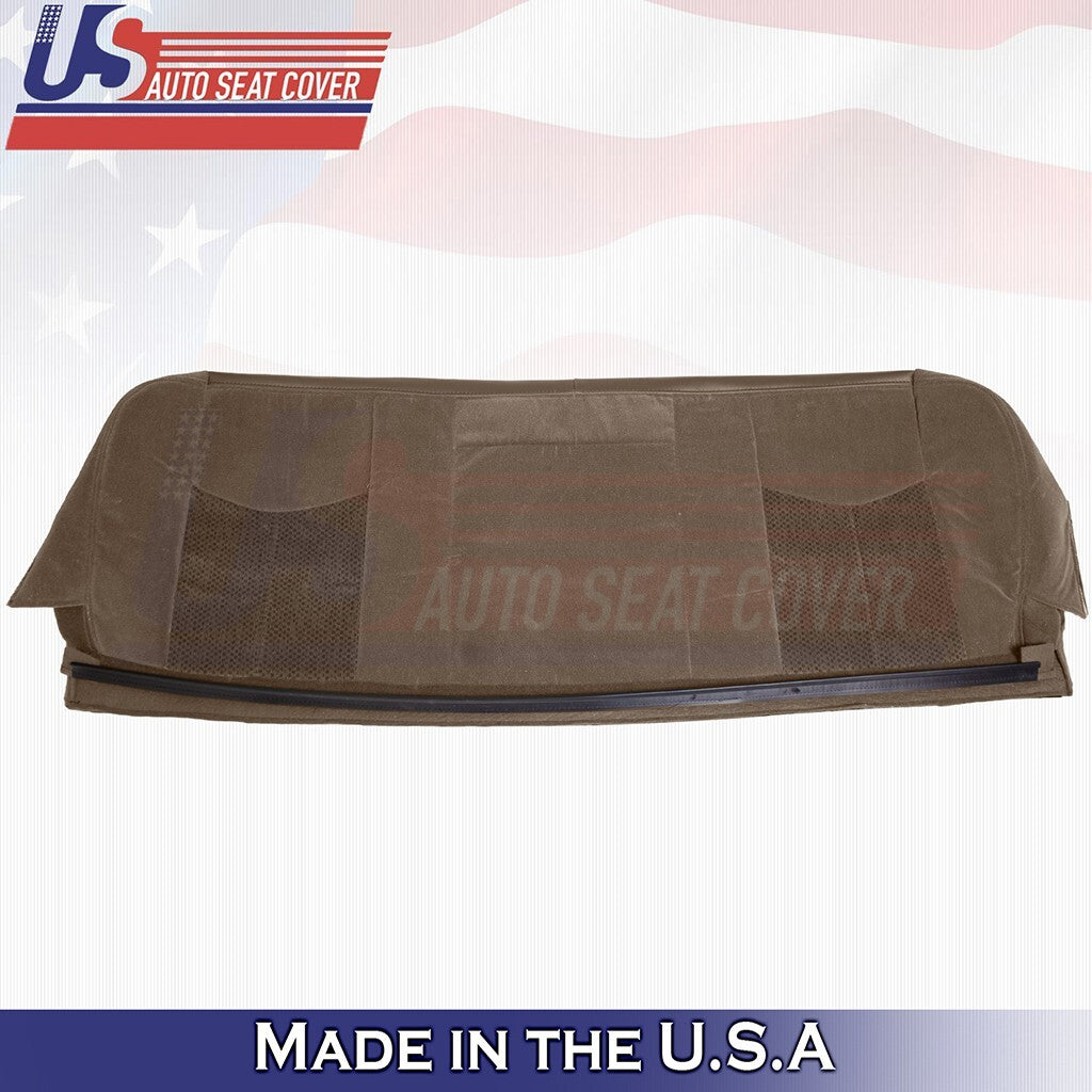 2003 to 2007 Fits Chevy Silverado Rear Bench Bottom Cloth Seat Cover Med Tan