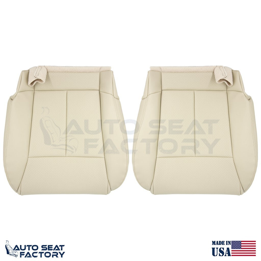 Replacement 2006 - 2010 Fits Infiniti M45 M35 Front Wheat Leather Covers, Perf.