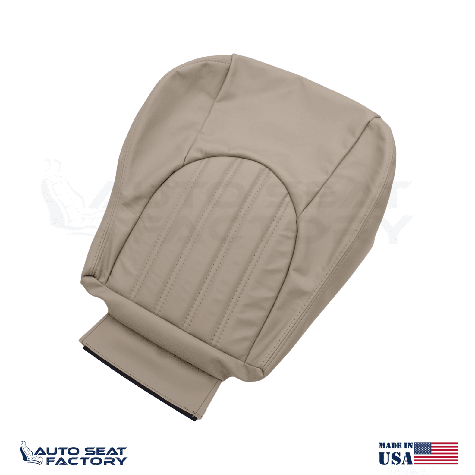 2001 - 2005 Fits Jaguar XK8 Driver Bottom AGD Oatmeal Leather Seat Cover