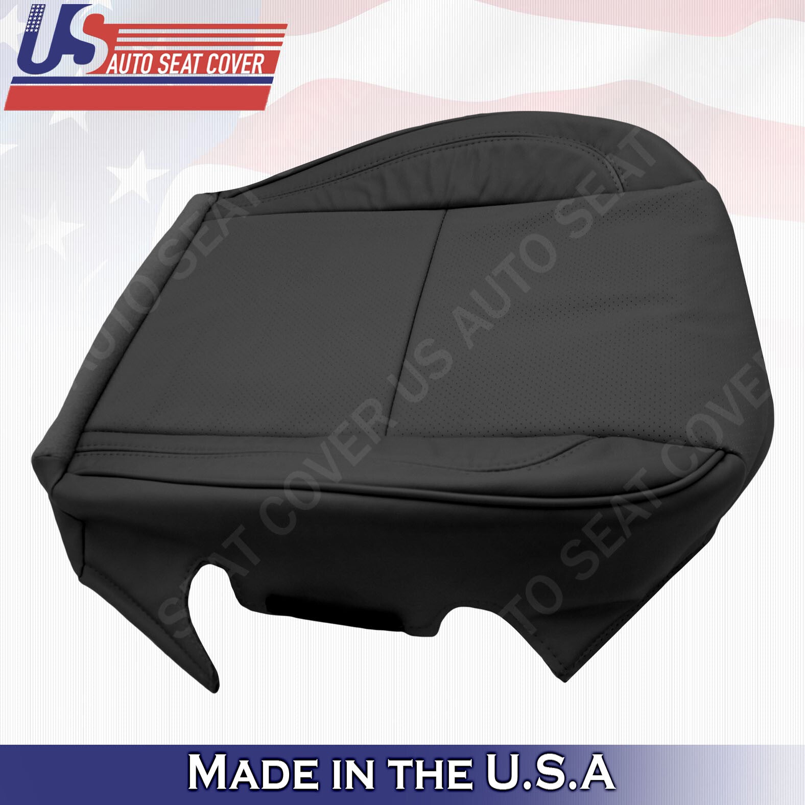 Fits 1998 - 2005 Lexus GS300 GS400 GS430 PASSENGER Perforated Leather Cover Blk