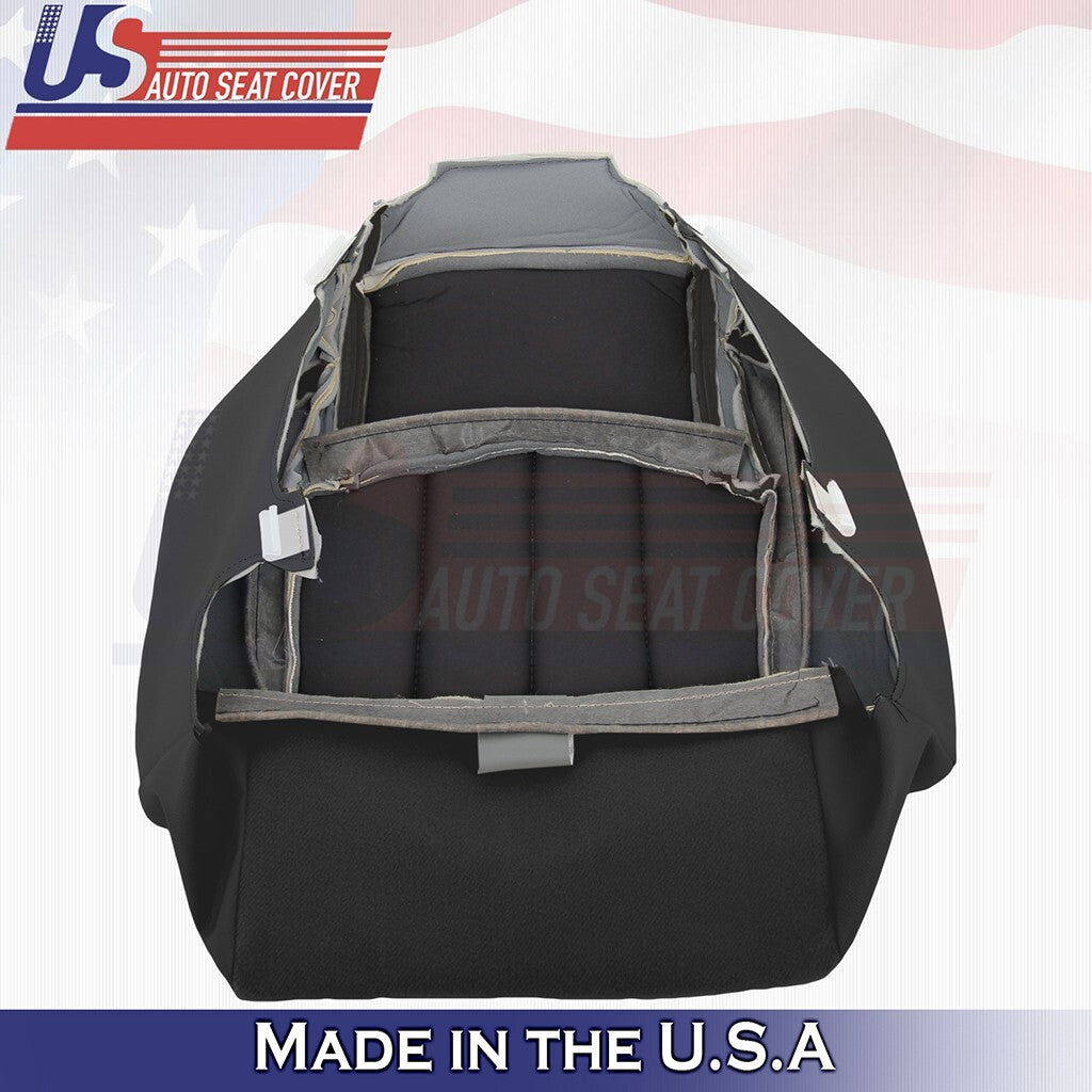2008-2012 For Buick Enclave Rear Driver & Passenger Bottoms Leather Cover Black