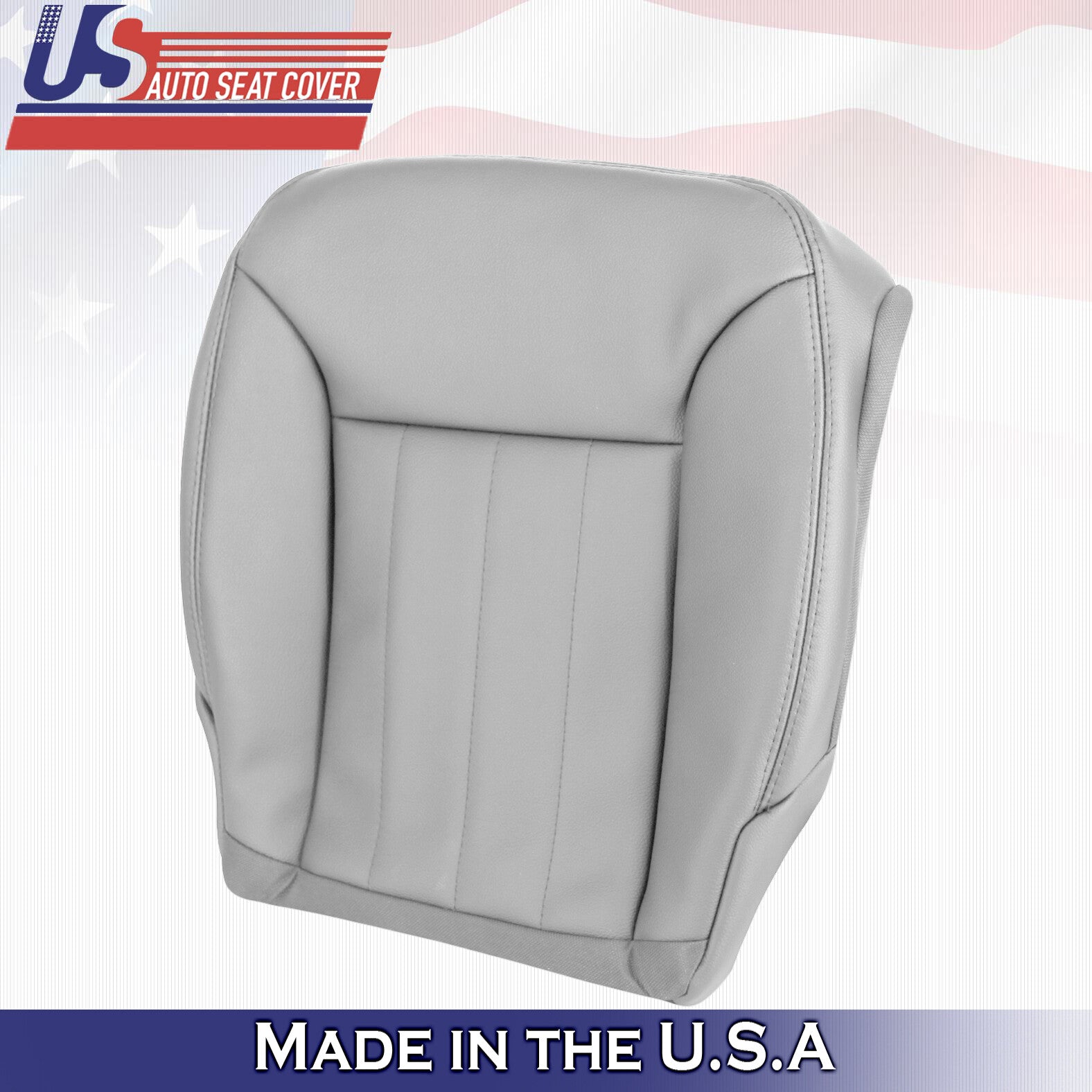 2006-2008 For Mercedes Benz ML500 ML550 Passenger Bottom Leather Seat Cover Gray