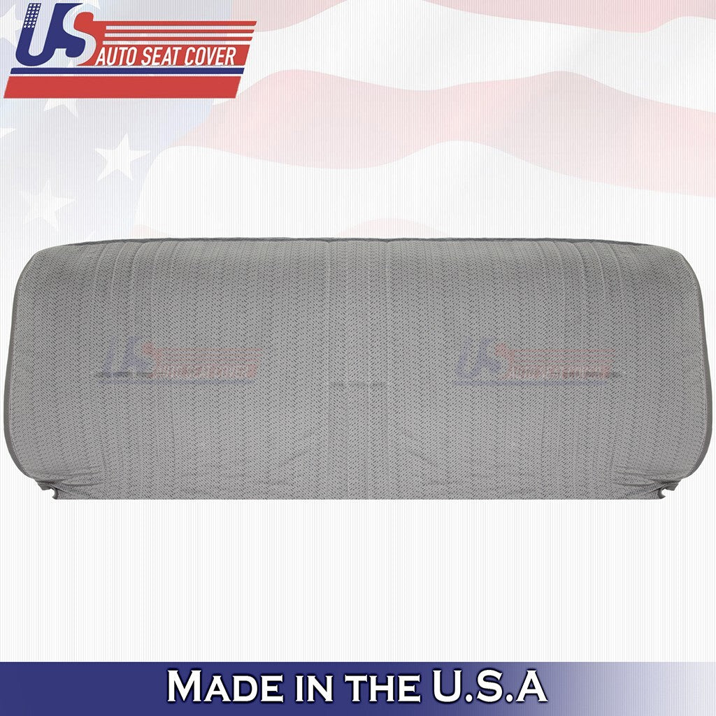 1995 to 2000 For Chevy Cheyenne 1500 2500 WT Bench Top &Bottom Cloth Cover Gray