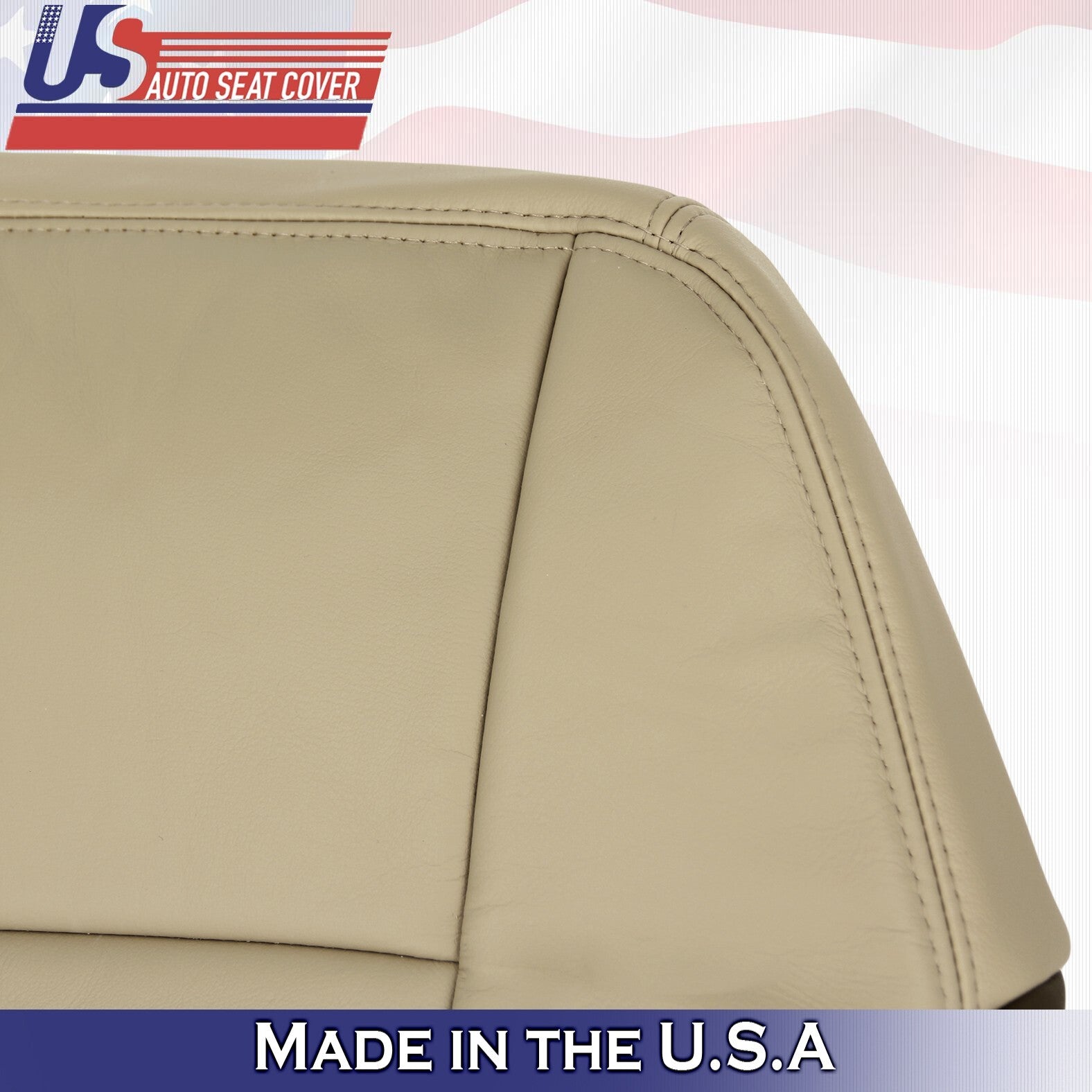 2002 2003 2004 Fits Chevy Trailblazer Passenger Top Leather Seat Cover 2Tone Tan