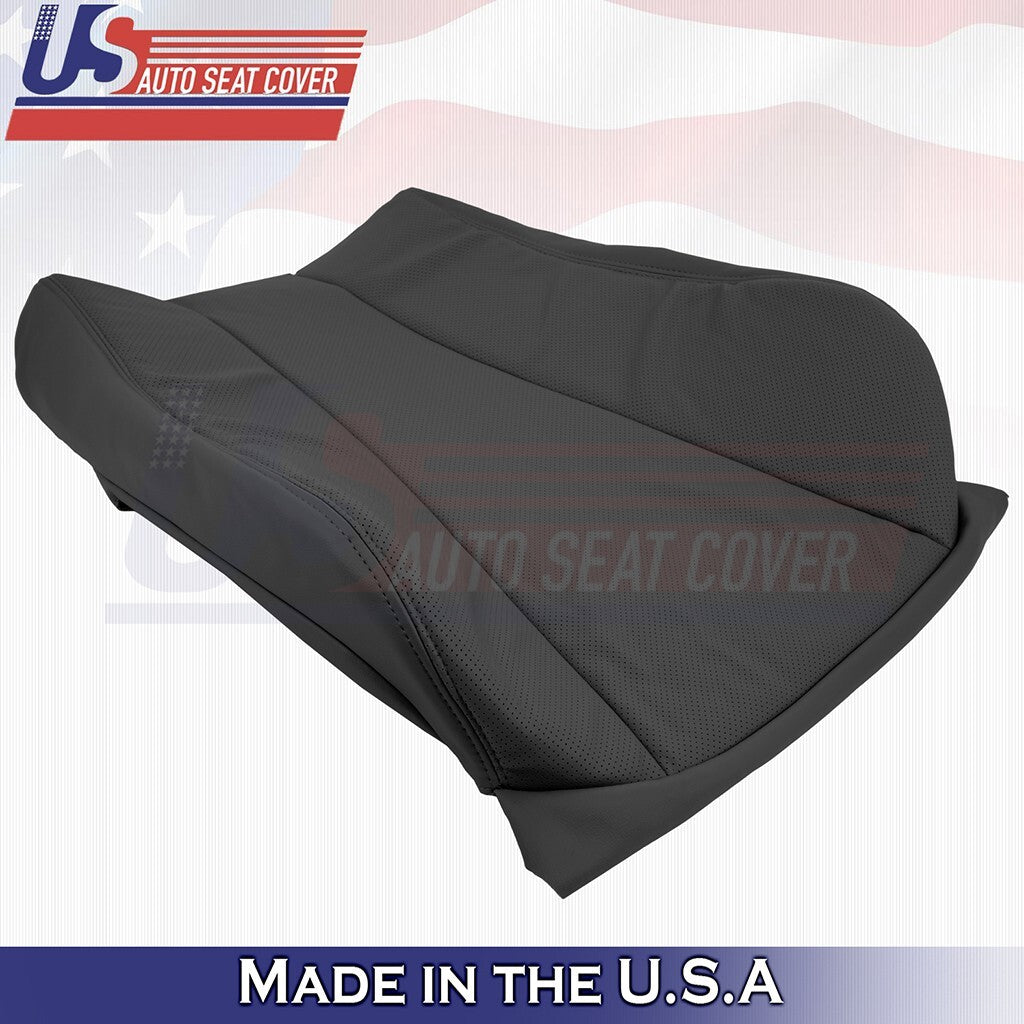 2000 to 2006 Fits Mercedes Benz S430 Passenger Bottom &Top Leather Cover Black