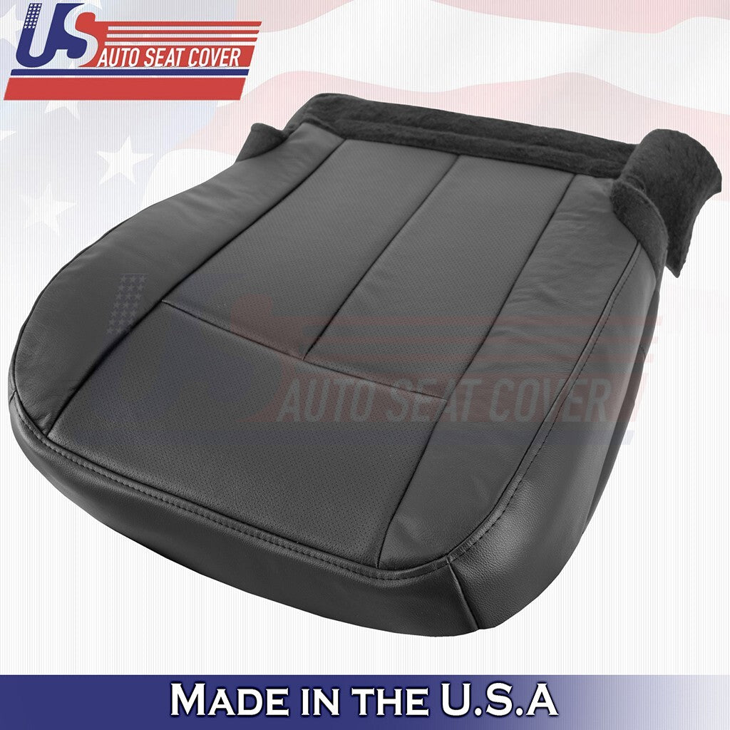 2015 2016 2017 Fits Ford Expedition Driver Bottom w/Perf Leather Cover Black
