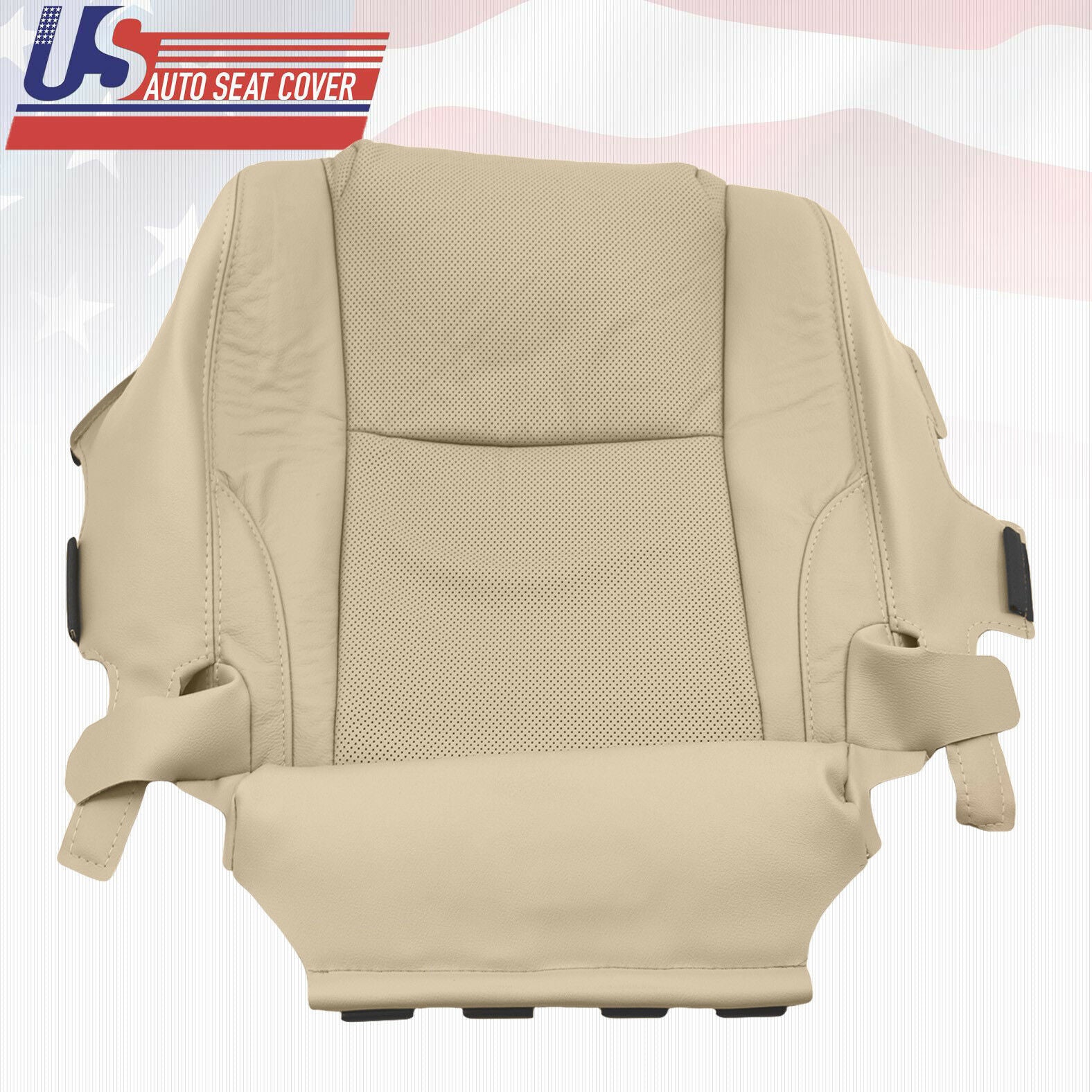 2006 to 2013 For Lexus IS250 IS350 Driver Top & Bottom Leather Seat Covers Tan