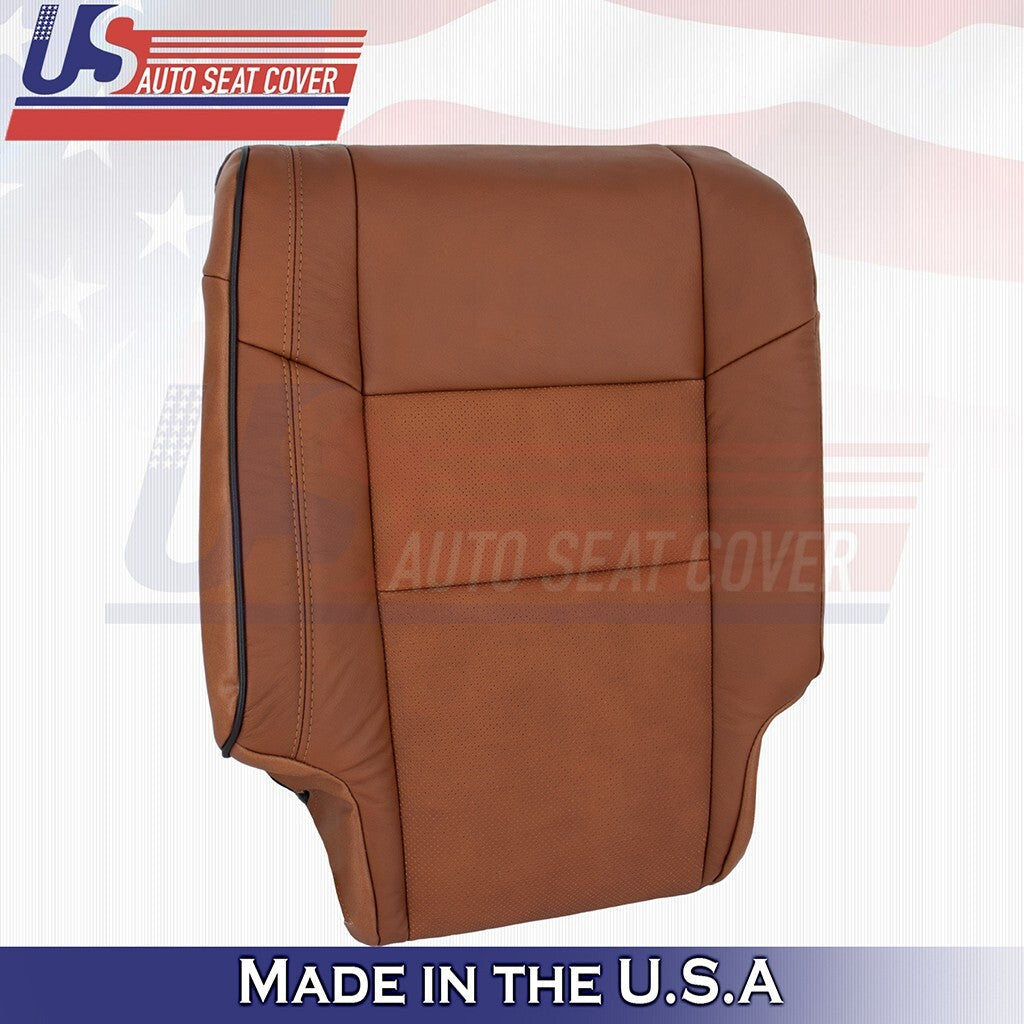 2011 to 2020 For Grand Cherokee Overland Rear Tops & Bottoms Leather Cover Brown