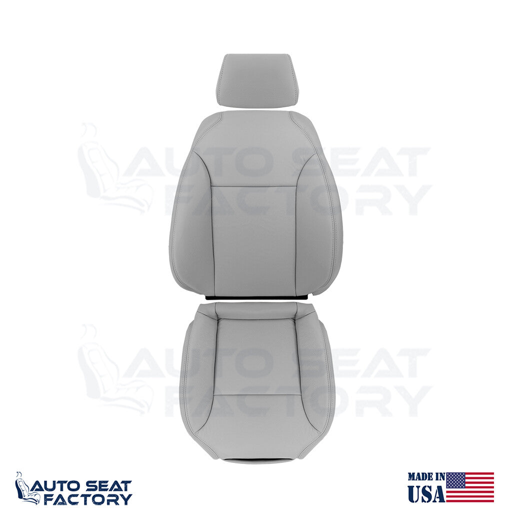 Replacement Fits 2004 - 2009 Saab 9-3 Driver Passenger Gray Vinyl Seat Covers