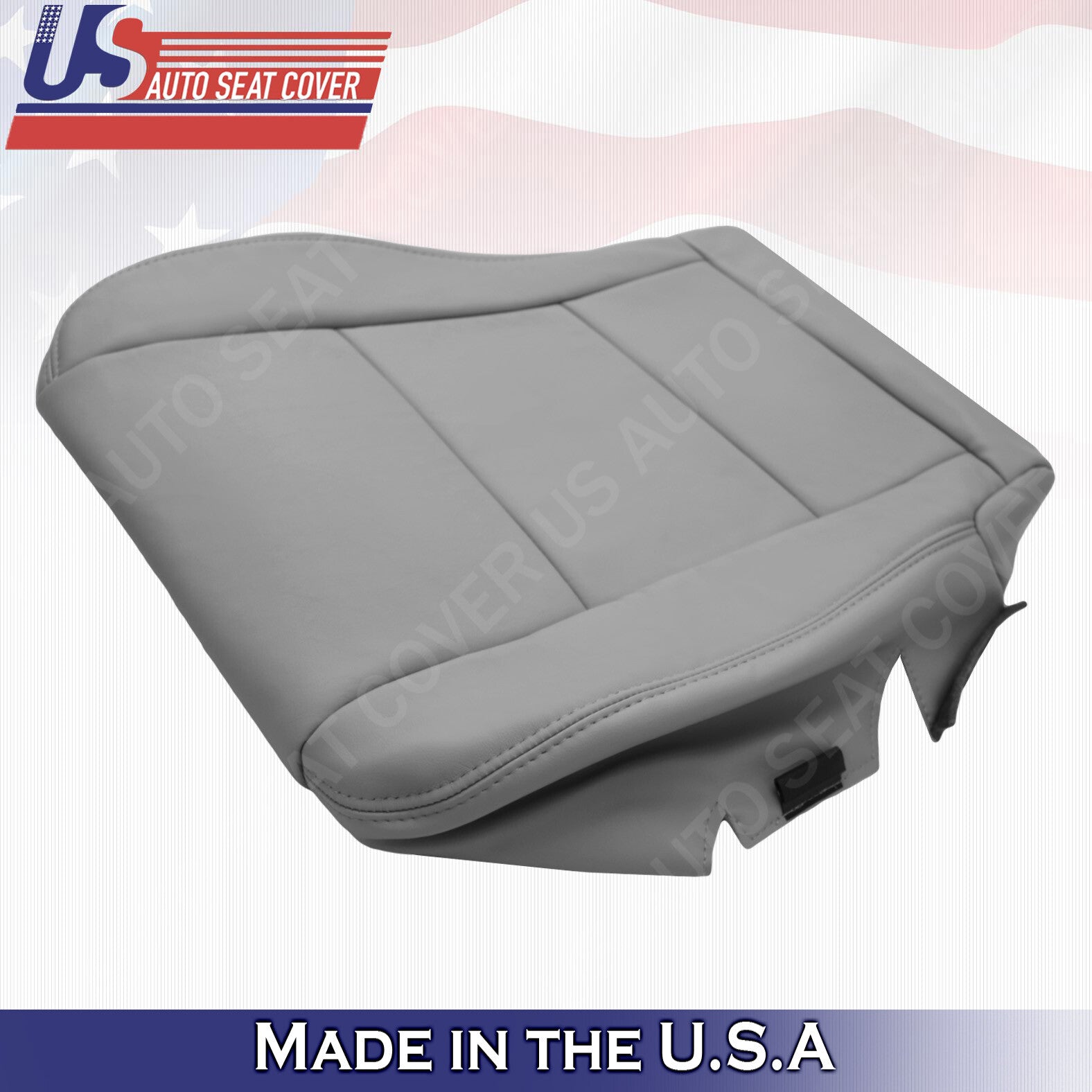 For 1998 - 2004 Toyota Land Cruiser Driver Bottom Leather Replacement Cover Gray
