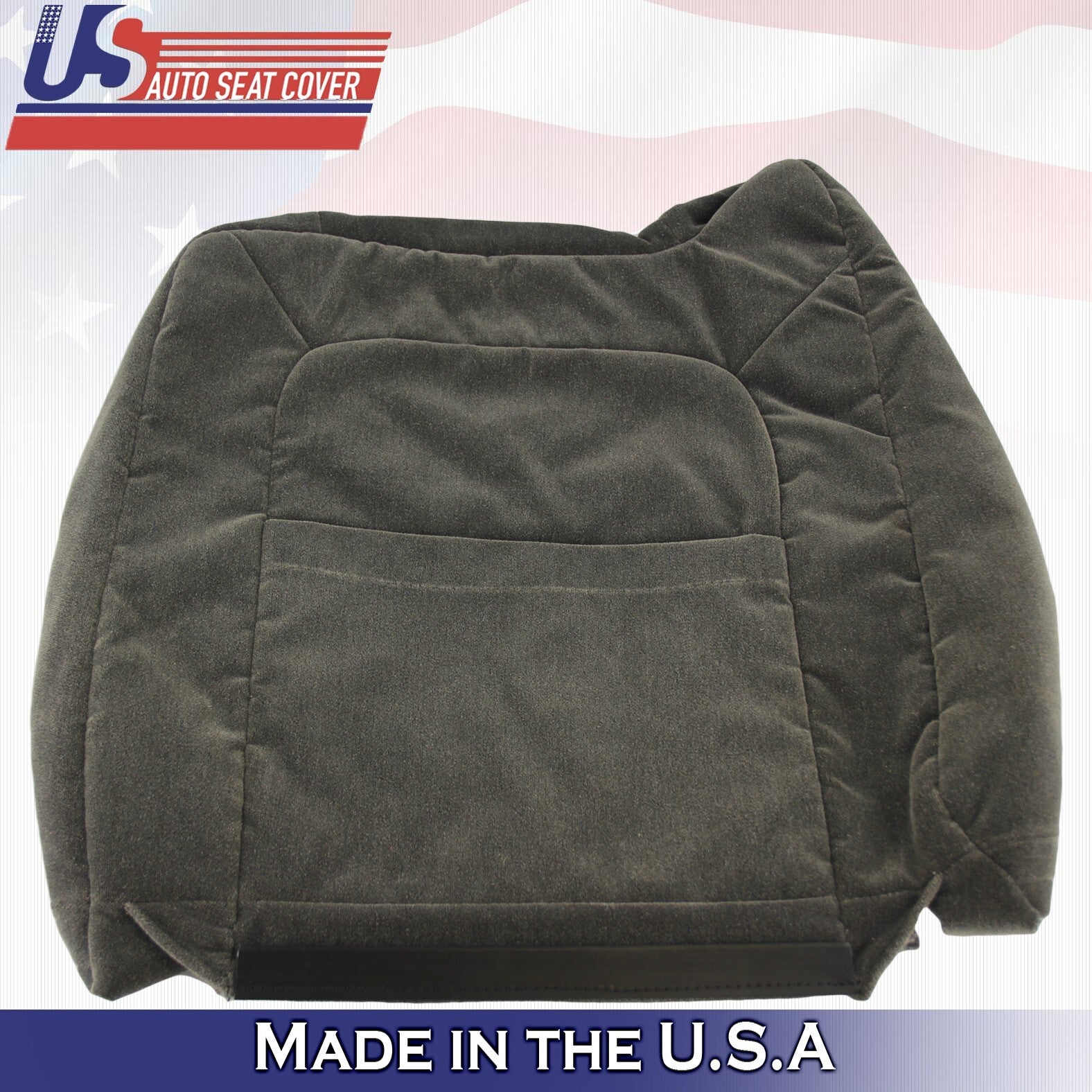 2005 2006 For Chevy Silverado 1500 2500 3500 Driver Top Bottom Cloth Covers Gray