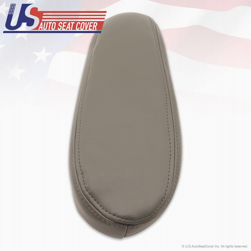 2002 to 2007 Ford F250 F350 Lariat Armrest Cover Flint Gray leather