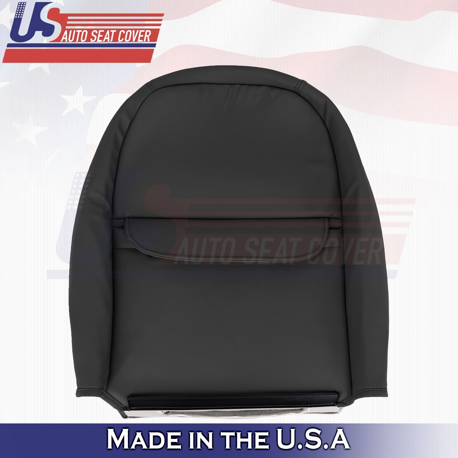 2002-2004 Fits Jeep Liberty Front Set Bottoms &Tops Leather Seat Cover Dark Gray