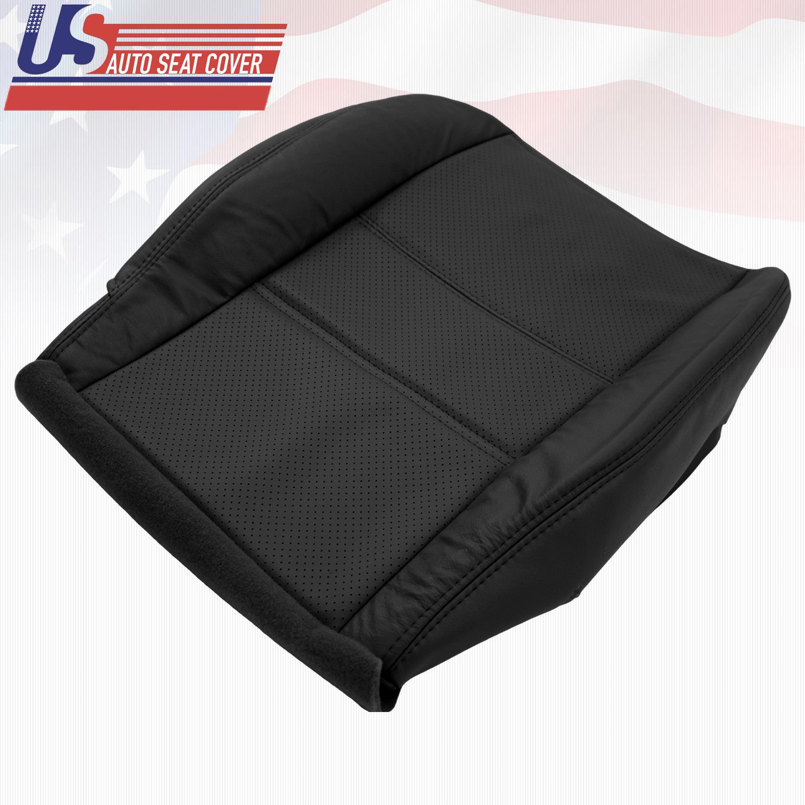 2003 2004 Driver Bottom Leather Perforated Seat Cover Fits Nissan Pathfinder Blk