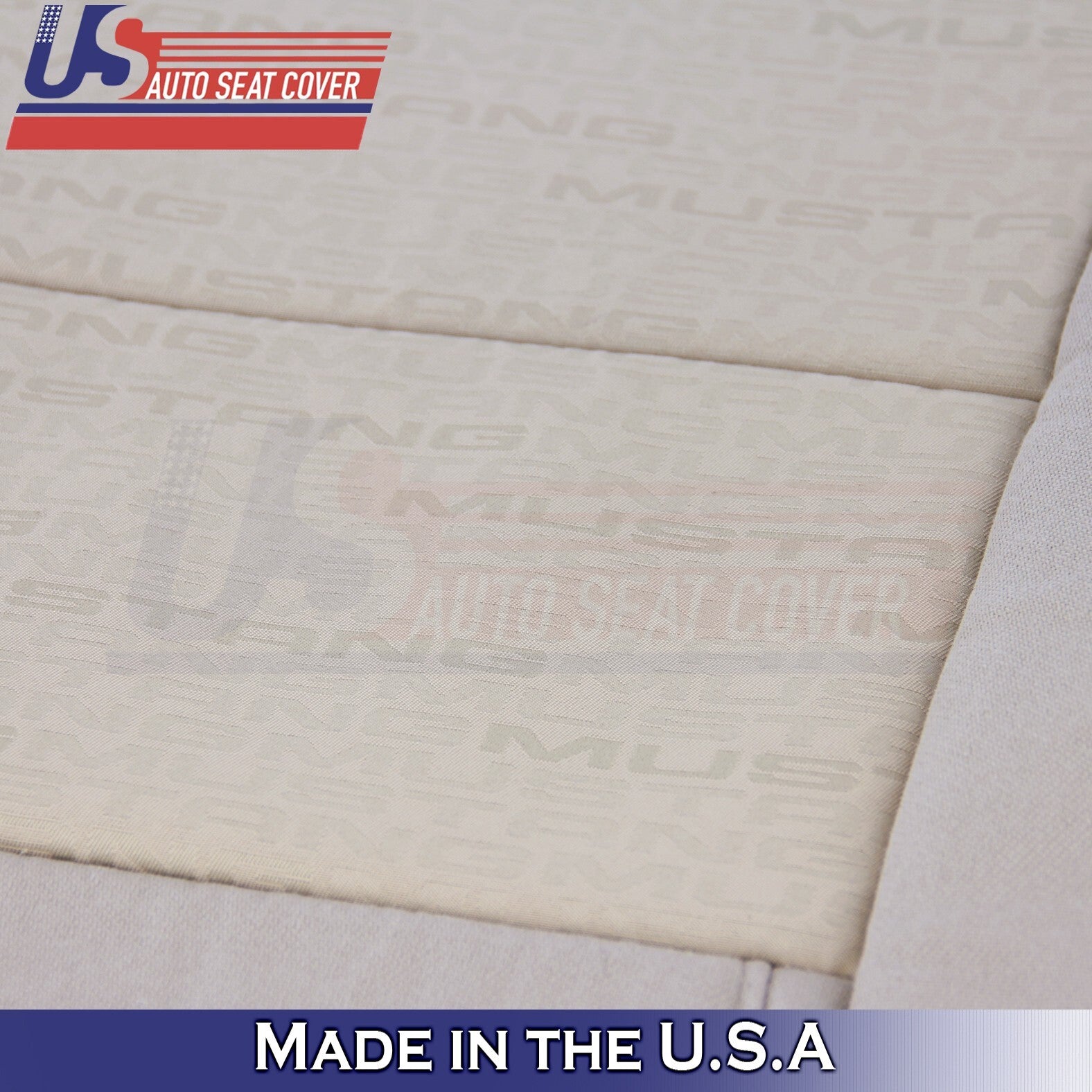 2005 2006 2007 For Ford Mustang Front Passenger Side Bottom Cloth Seat Cover Tan