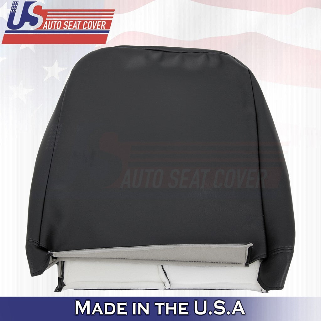 2002 2003 For Dodge Ram Laramie Driver& Passenger Tops Leather/Suede Cover Black