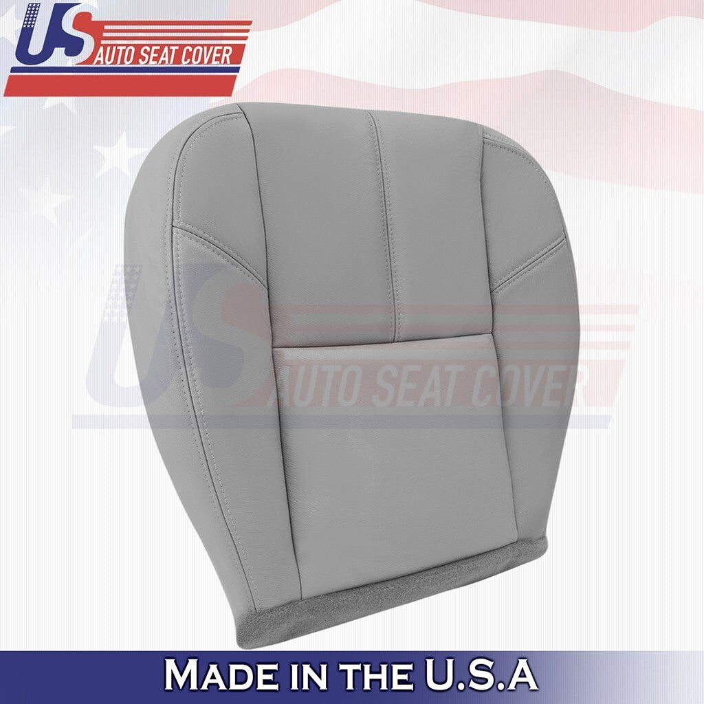 2007 to 2014 Fits Chevy Silverado Driver Bottom Leather Cover Light Titanium