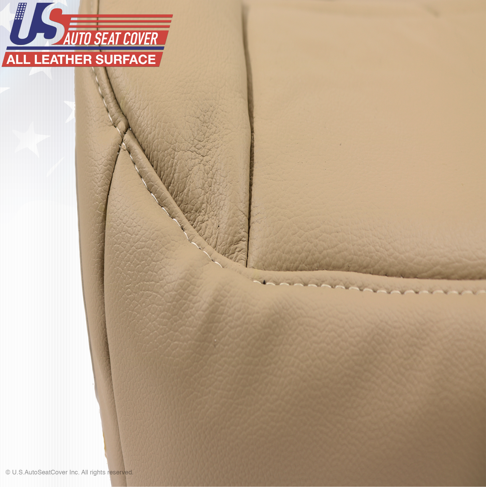2007 to 2014 Fits Ford Expedition Driver & Passenger Bottom Leather Cover Tan