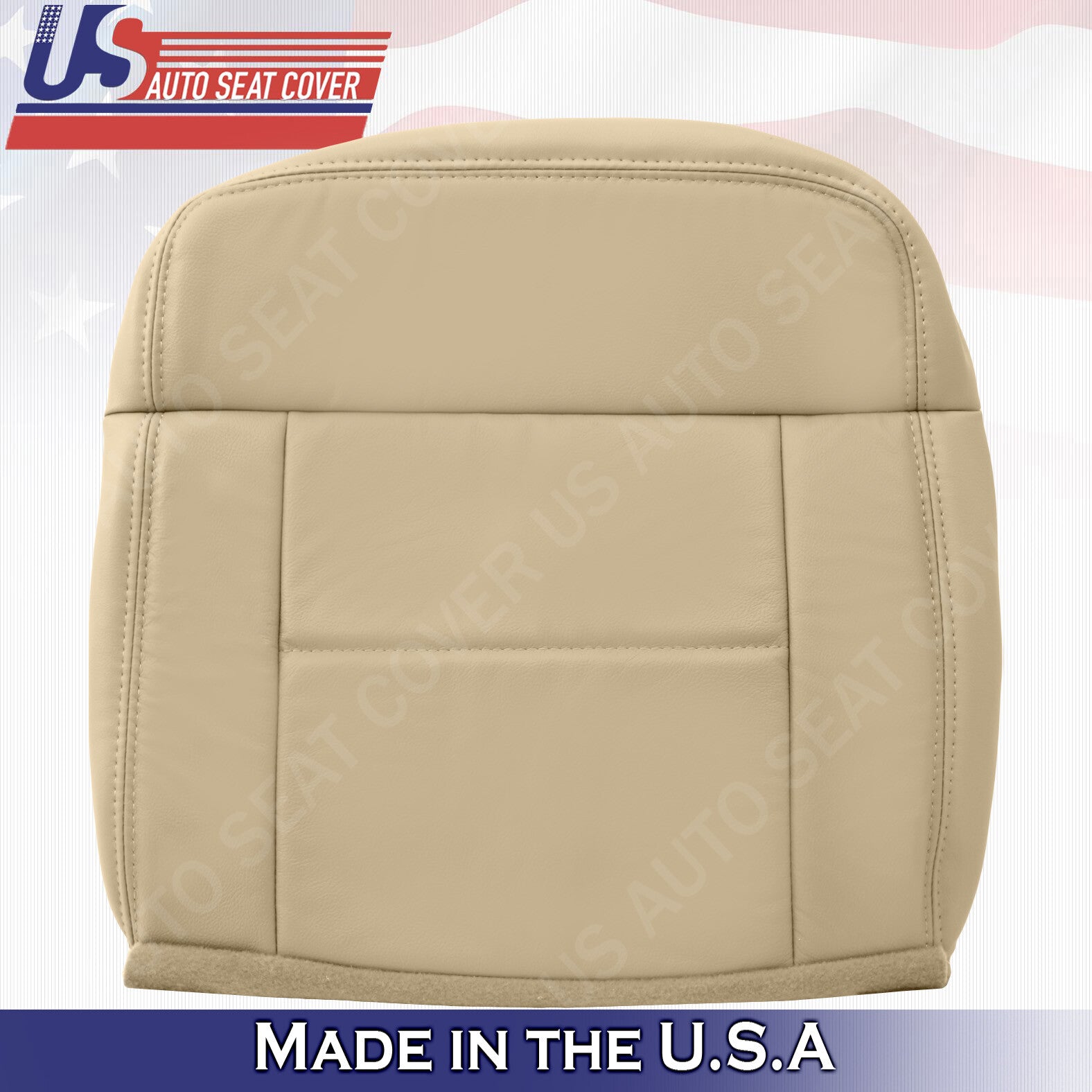 Rear Passenger Bottom leathe Cover For 2004 Ford F150 Lariat Light Parchment Tan