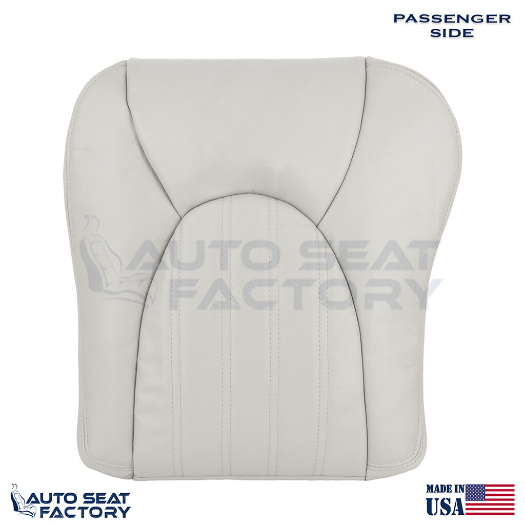 Replacement 1997 - 2000 Jaguar XK8 PASSENGER Bottom Leather Seat Cover