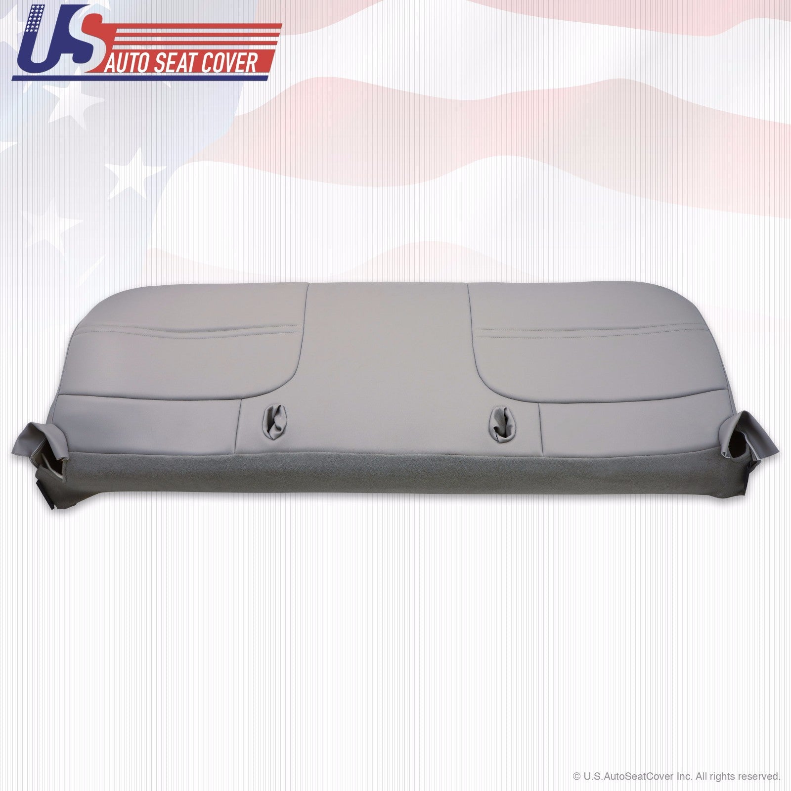 1999 to 2002 Fits Ford F250 F350 Work Truck Bench Bottom Vinyl Seat Cover Gray