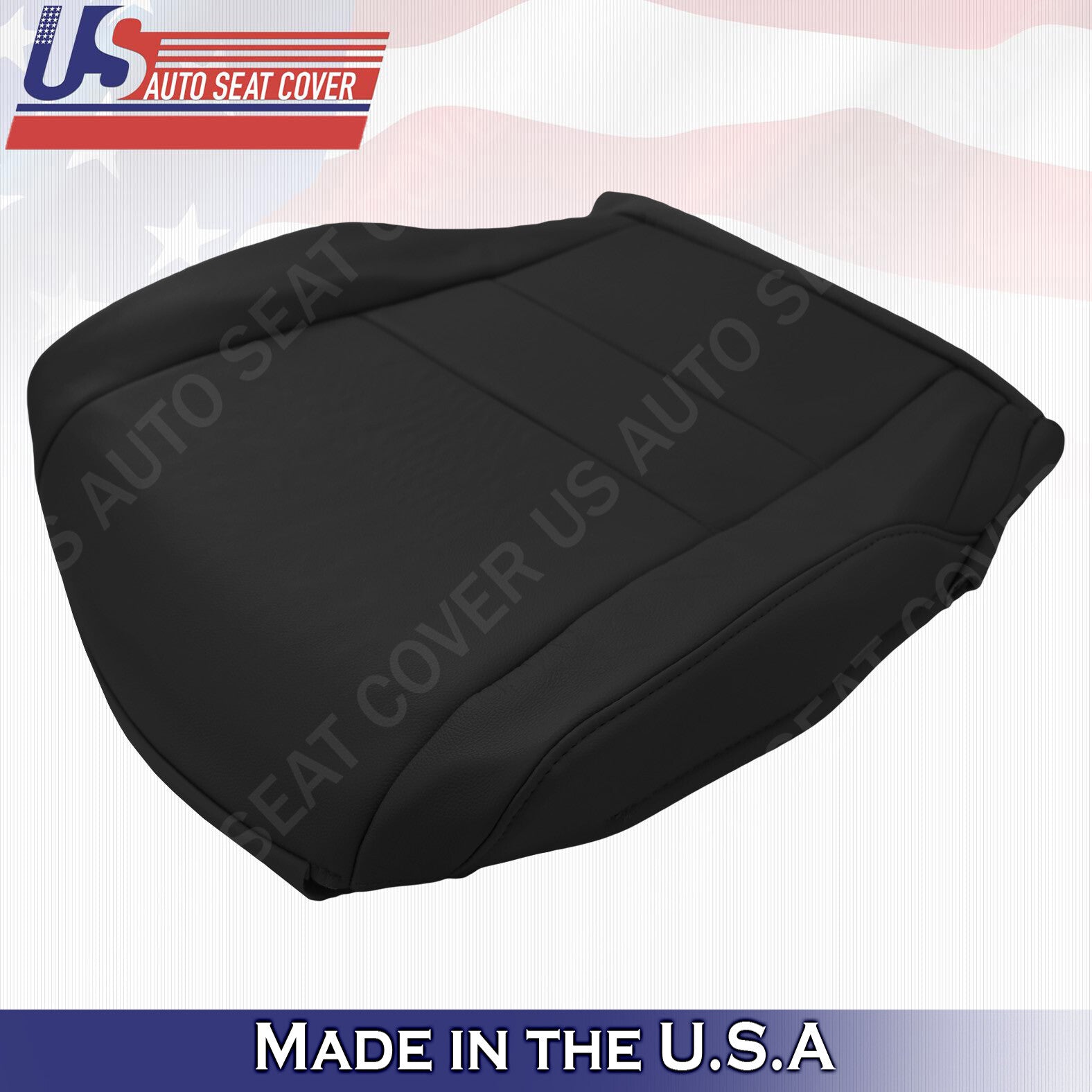 Fits 2007 2008 2009 2010 2011 Honda CR-V DRIVER Bottom Leather Seat Cover Black