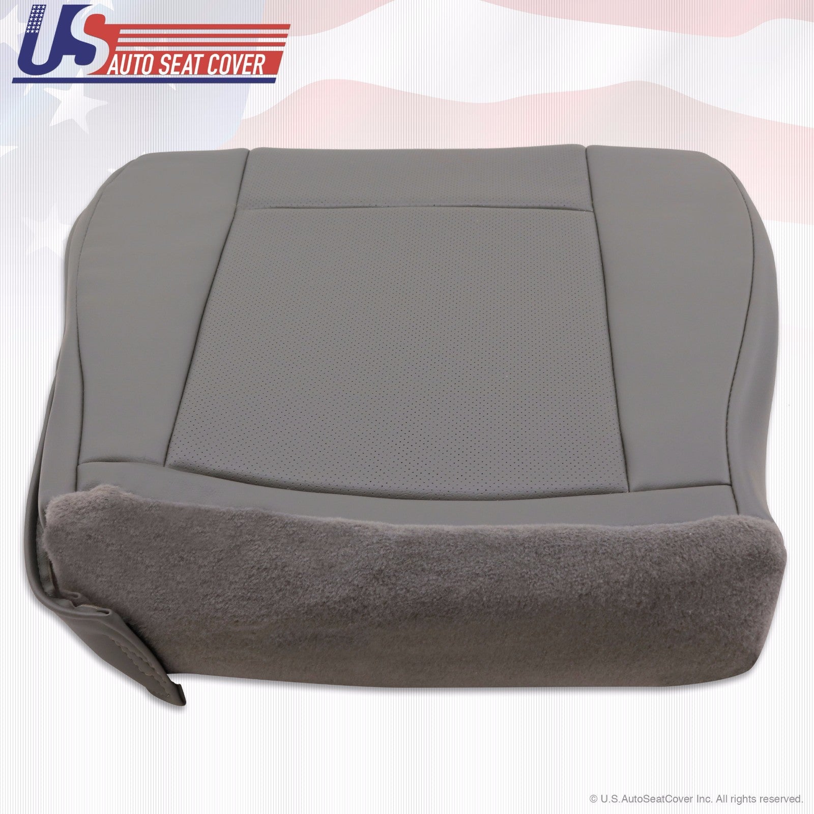 2011 Ford E150 E250 E350 E450 Van Passenger Bottom Perforated Vinyl Cover Gray