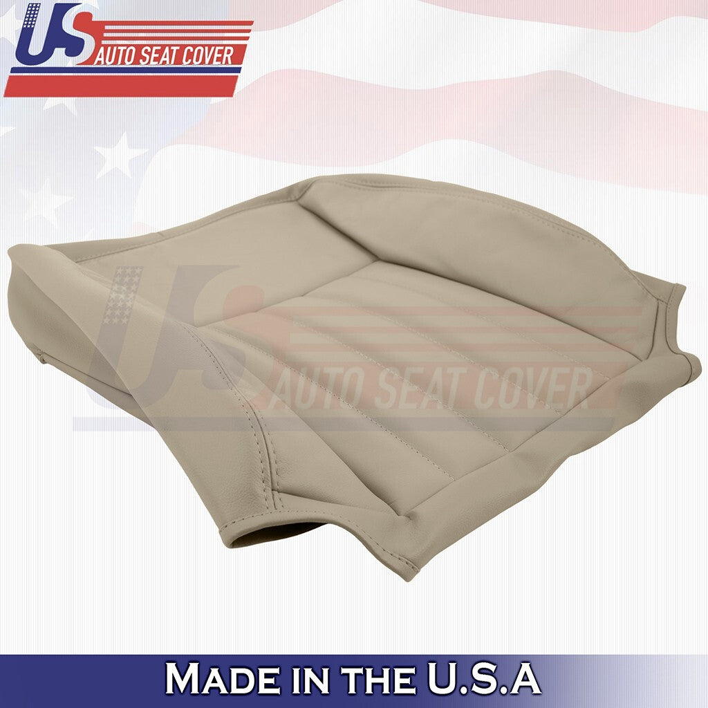 2003 2004 2005 For Lincoln Town Car Driver Top Leather Seat Cover Med Camel