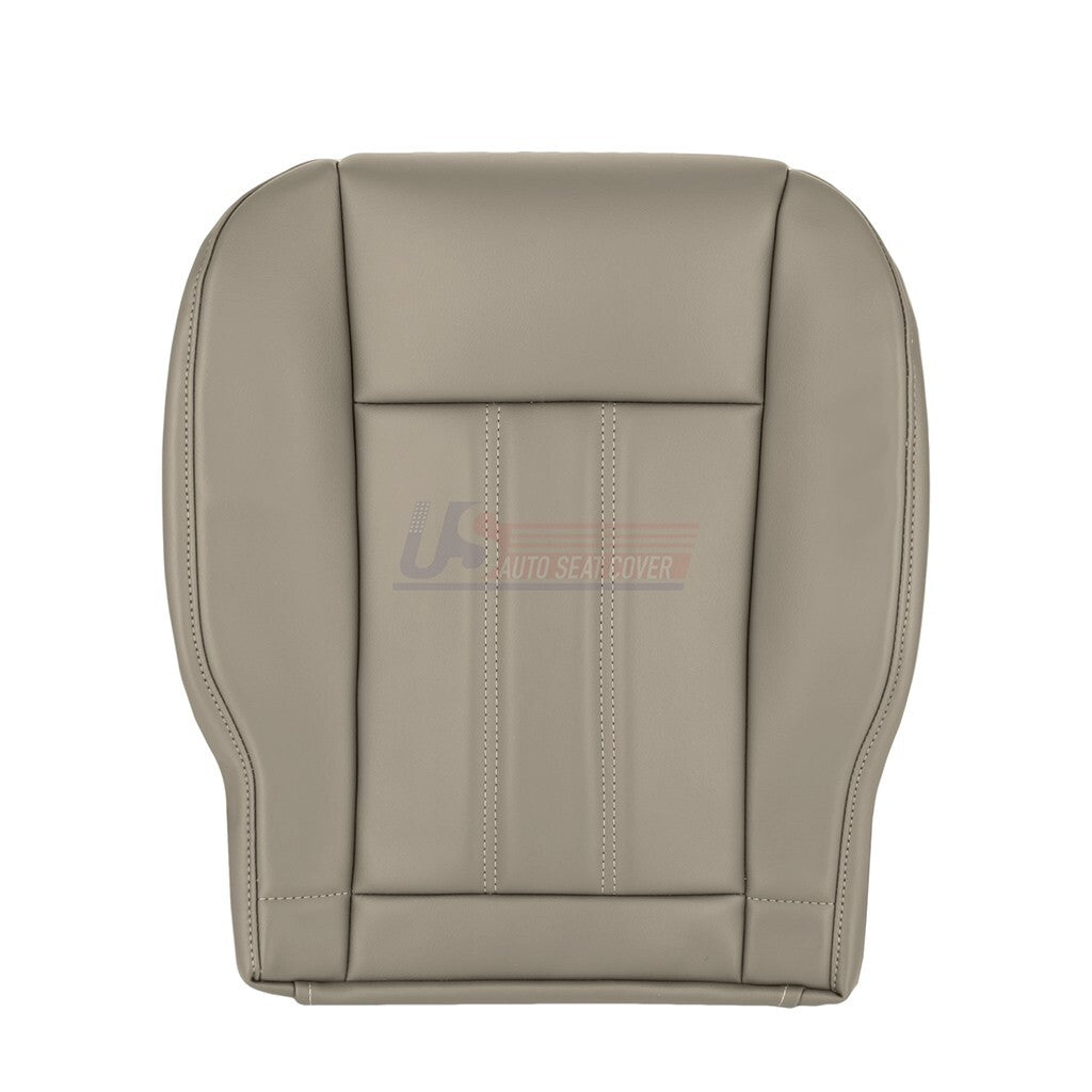 2008 to 2016 For Chrysler Town & Country PASSENGER Bottom Leather Seat Cover Tan