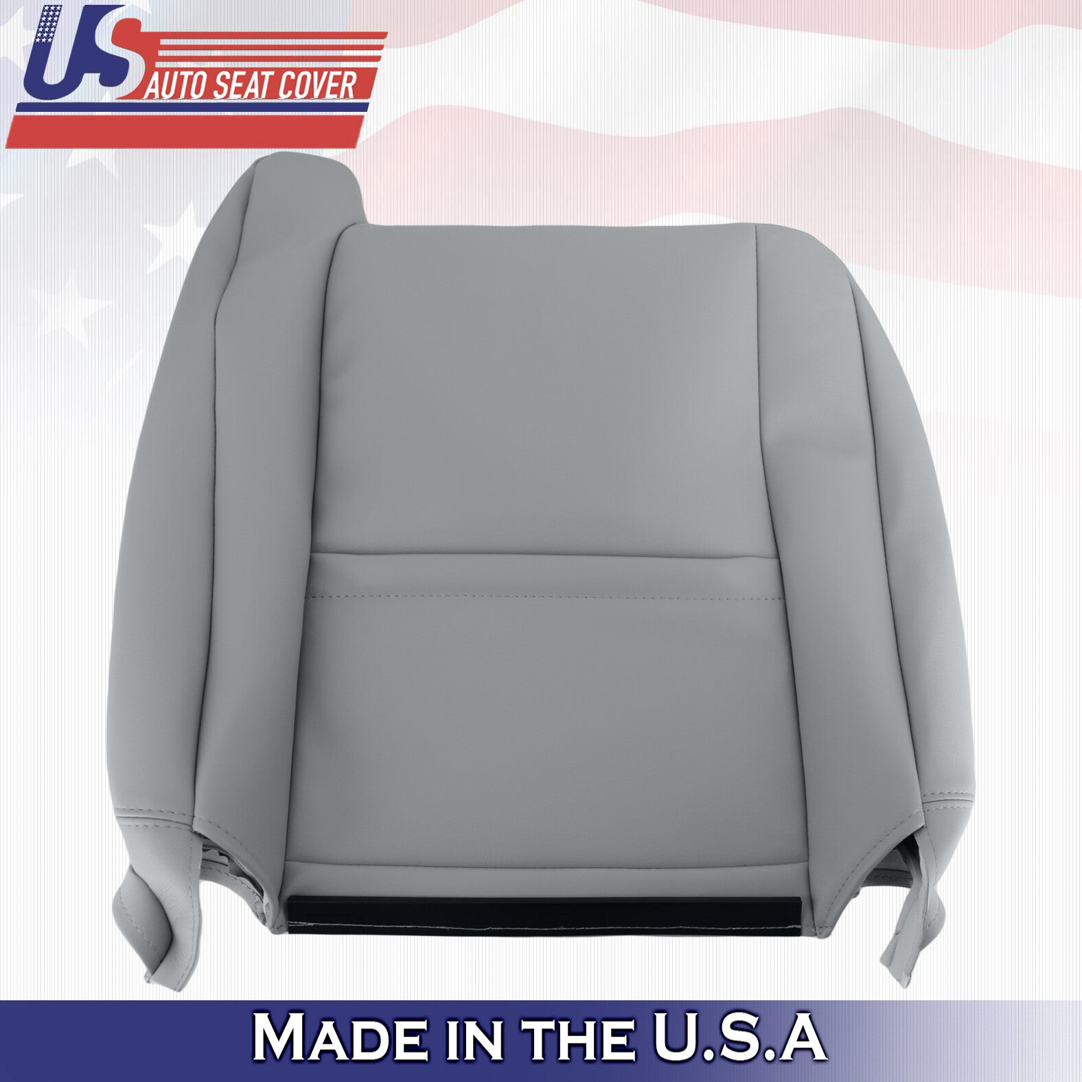 1999 2000 For GMC Yukon XL SLT SLE Driver & Passenger Top Leather Covers Gray