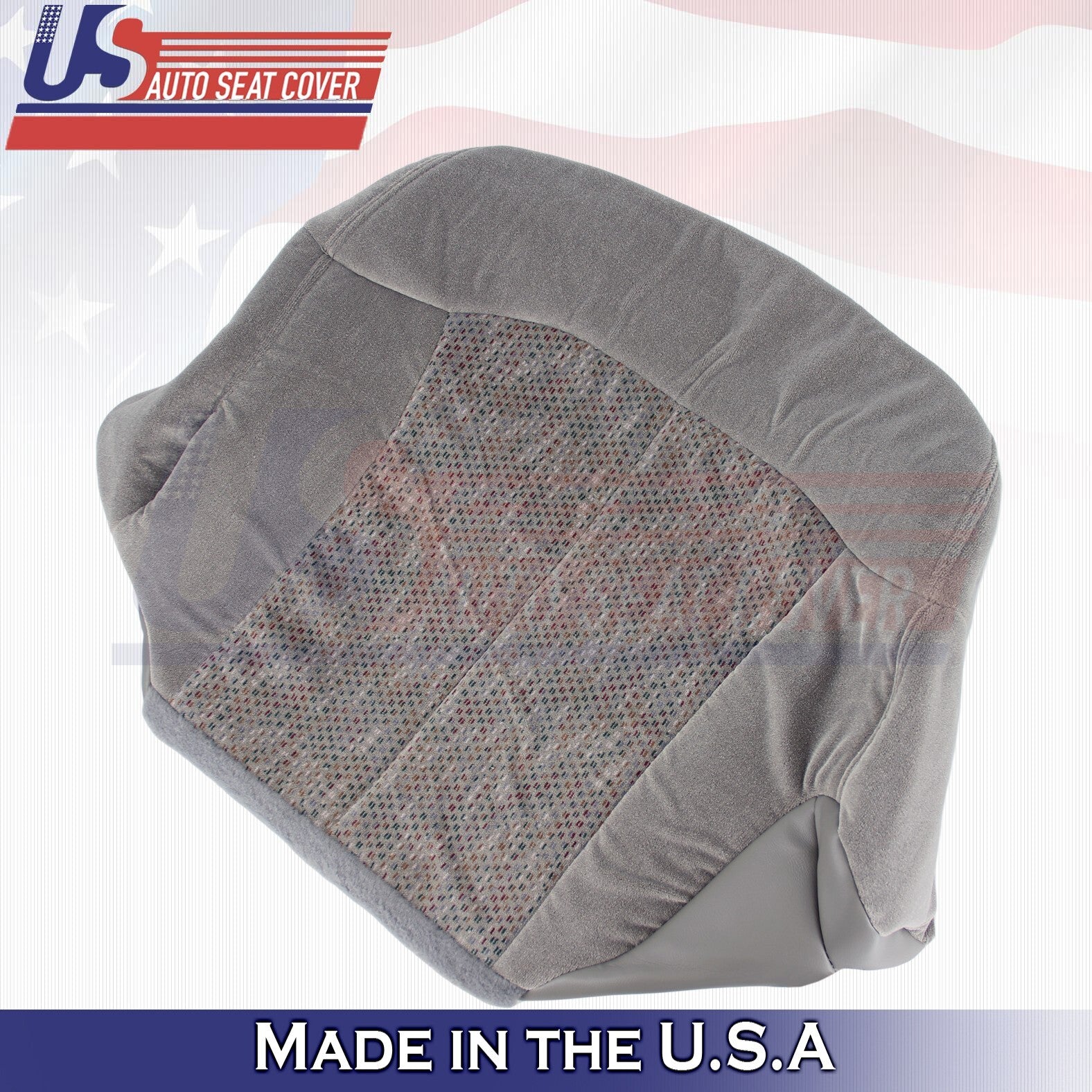 2000 to 2002 Fits Chevy Suburban Tahoe Driver Bottom Cloth Cover Pewter Gray