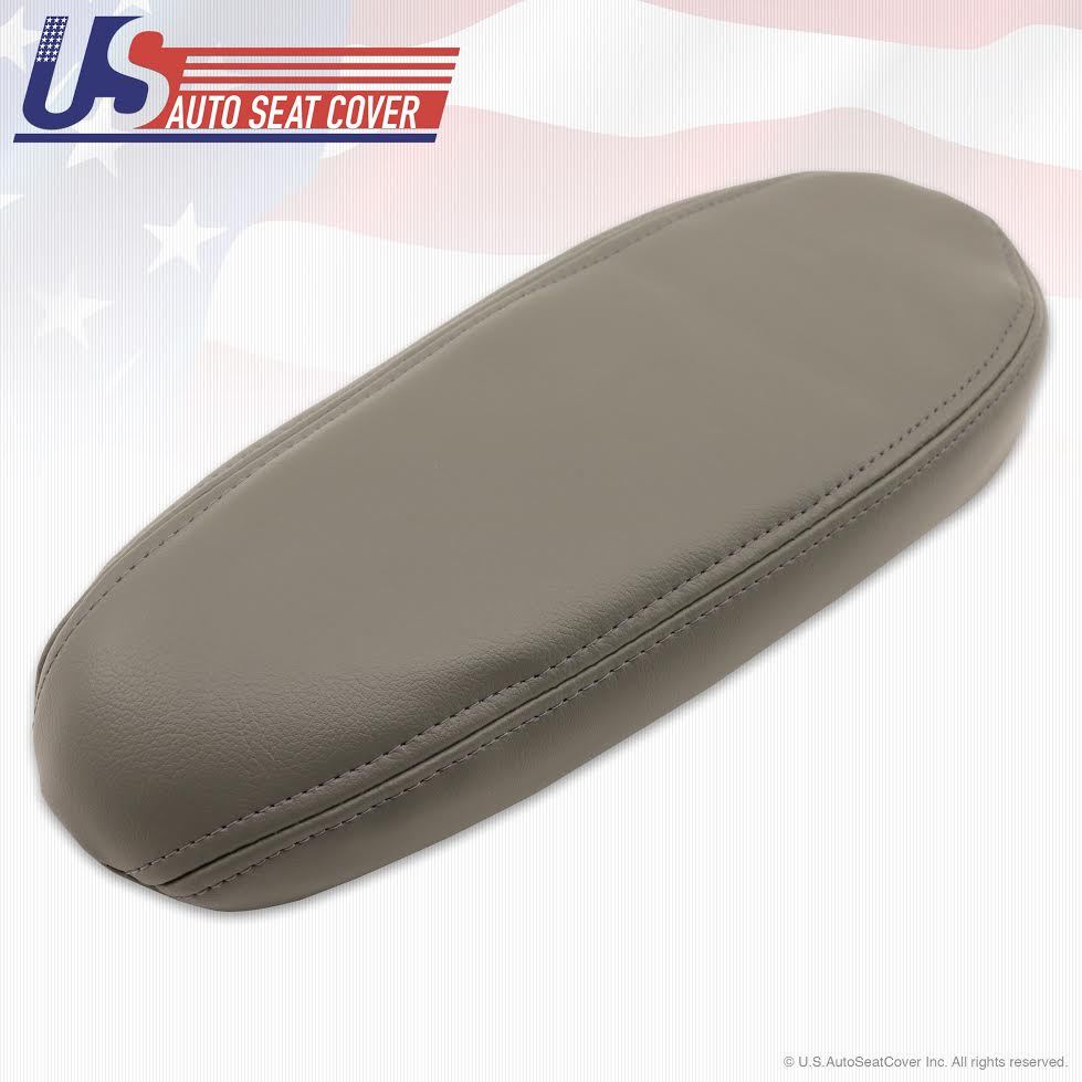 2002 to 2007 Ford F250 F350 Lariat Armrest Cover Flint Gray leather