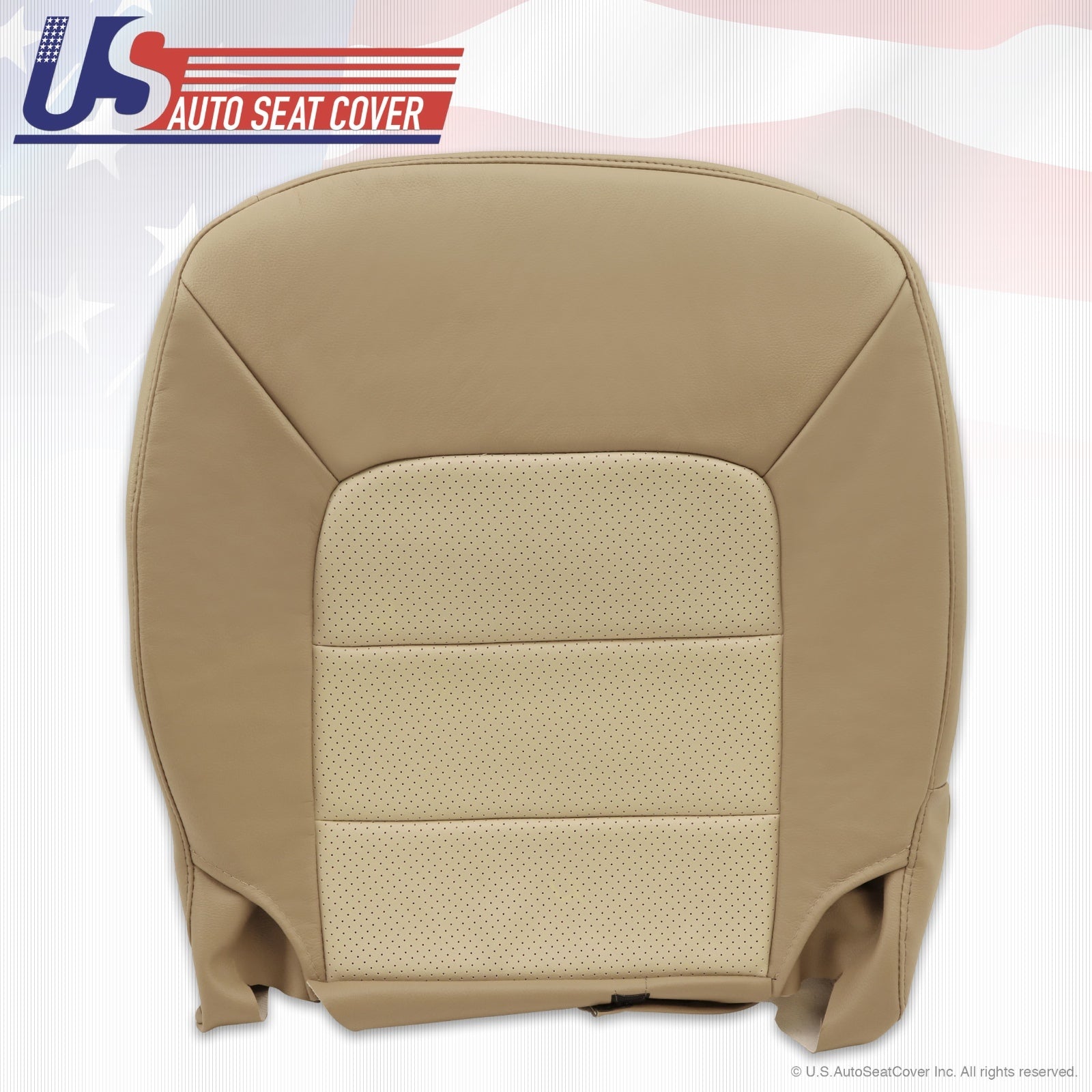 2003 04 05 06 Ford expedition Driver bottom Leather-seat cover Gray Perforated