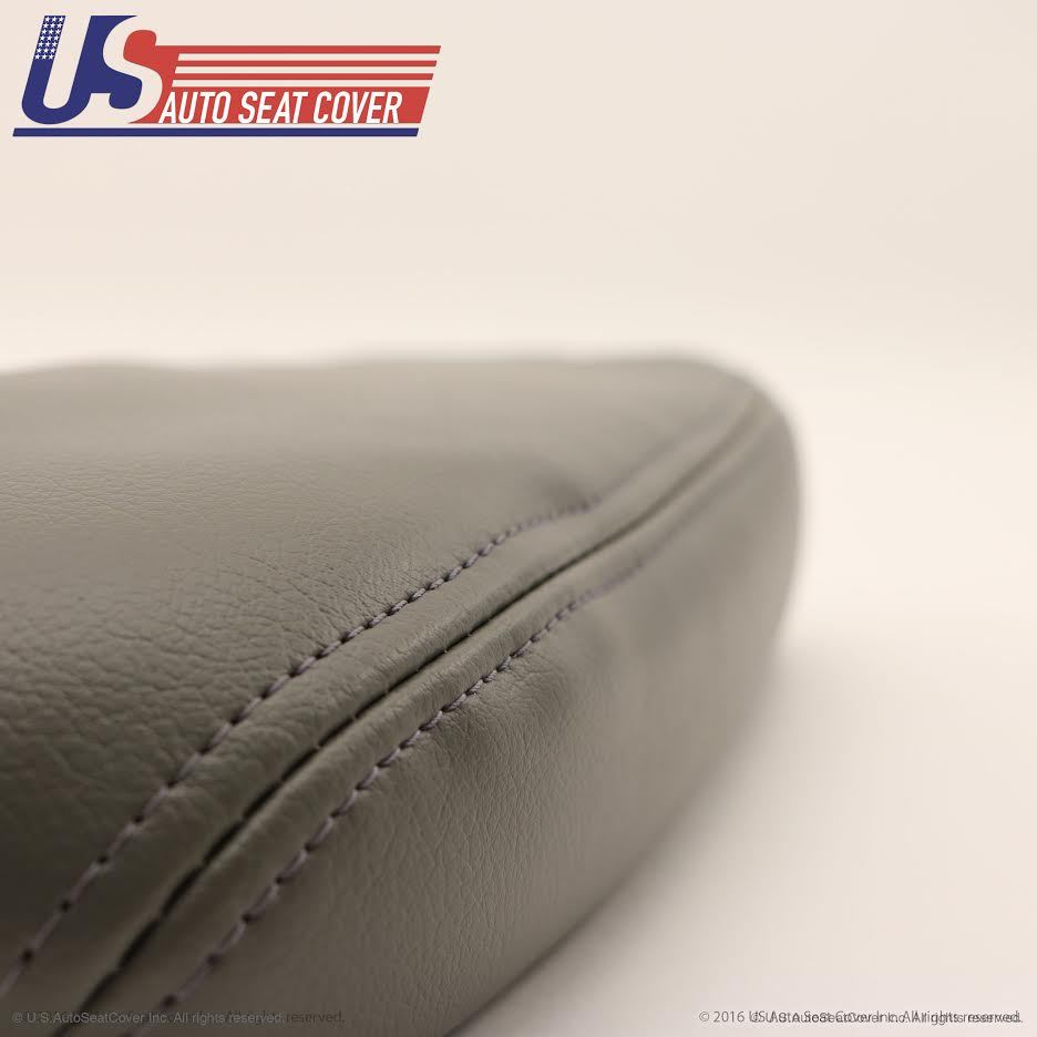 2002 to 2007 Ford F250 F350 Lariat Armrest Cover Flint Gray leather