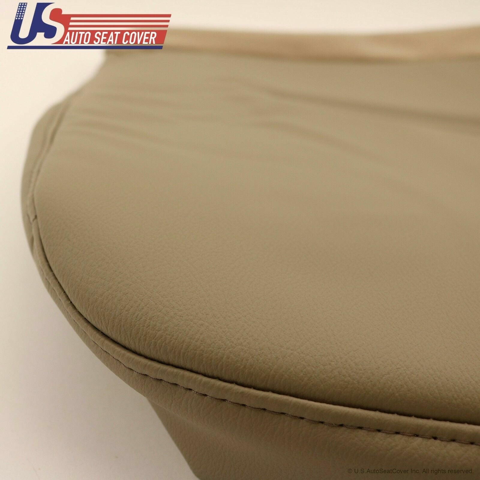 2002 to 2008 Fits Ford F250 F350 XL Driver Bottom Vinyl Seat Cover Pebble Tan