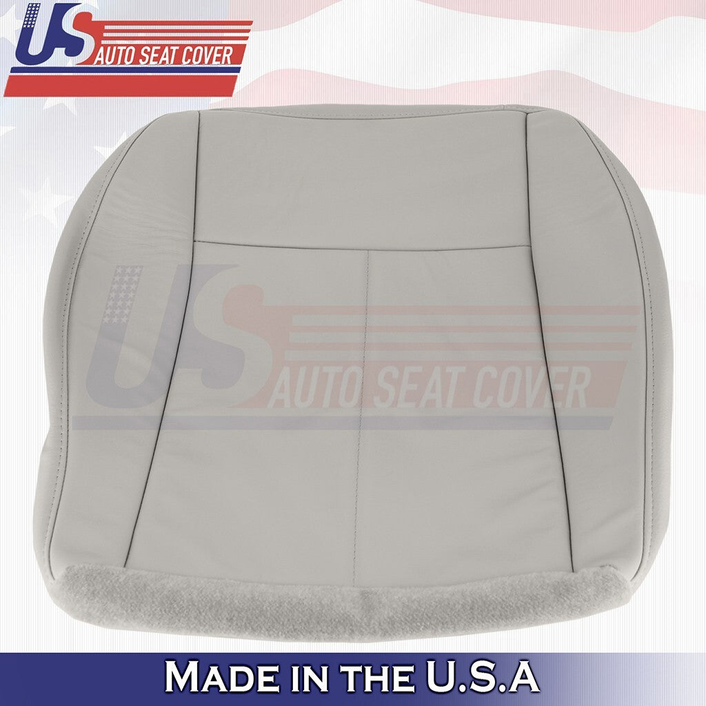 2009 2010 For Chrysler 300C Limited Front Driver Bottom Leather Cover Light Gray