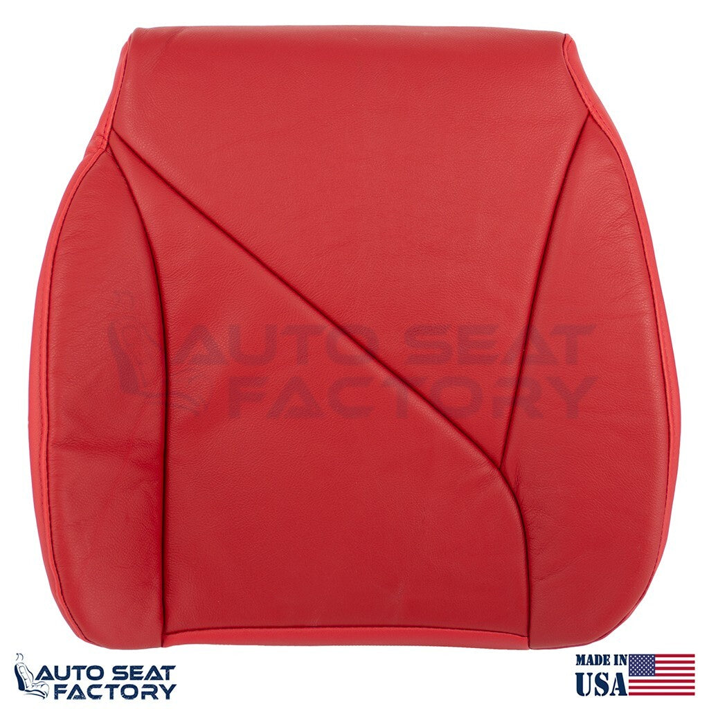 Replacement Fits 1994 Chevy Corvette Driver Side Bottom Red Leather Seat Cover