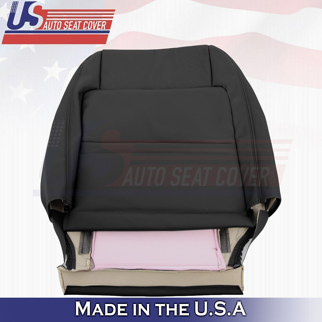 2002 2003 2004 2005 2006 Fits Toyota Camry Driver Top Leather Seat Cover Black