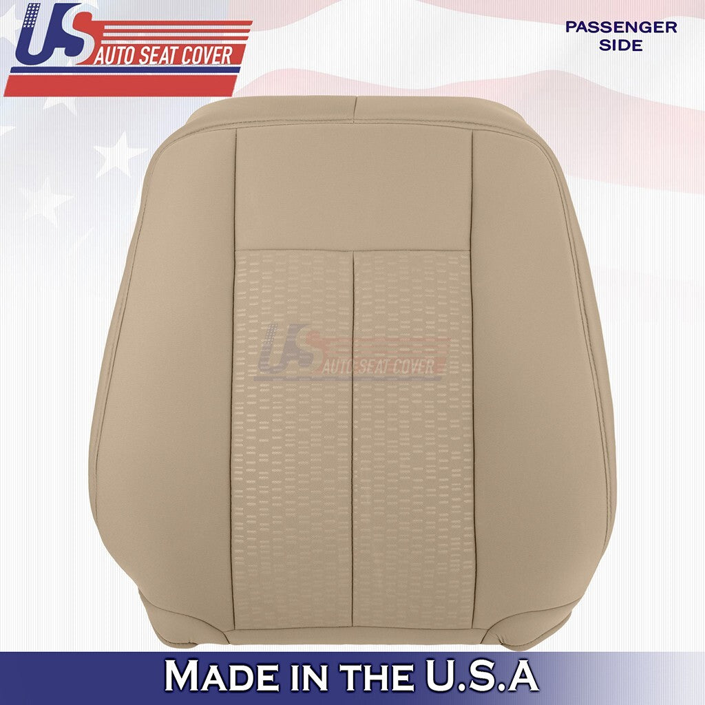 2007 to 2014 Fits Ford Expedition Front Set Tops & Bottoms Cloth Cover Camel Tan